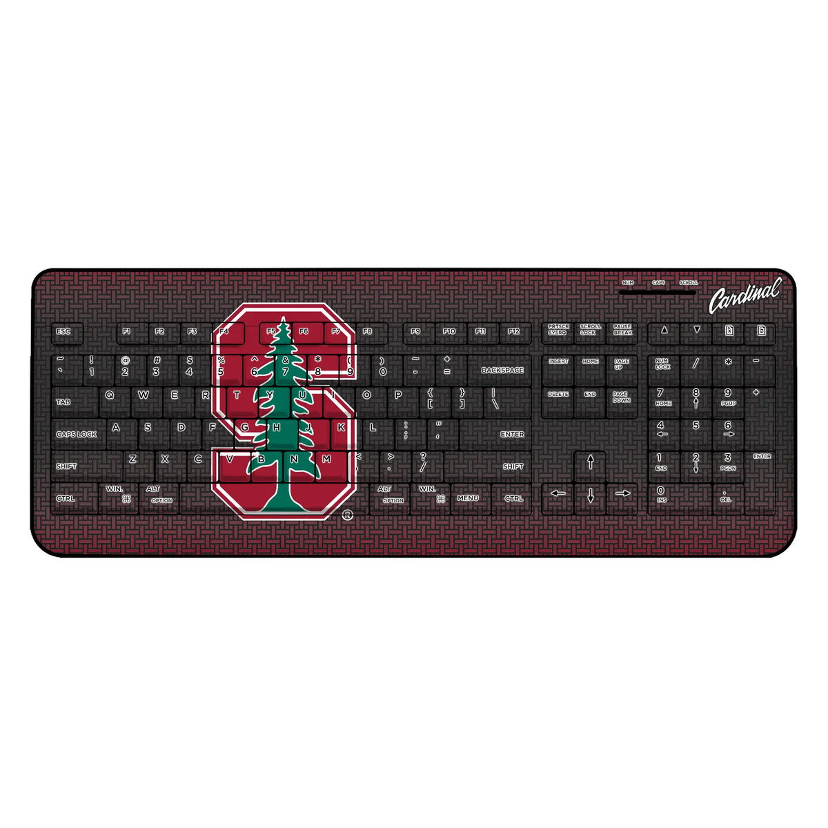 Stanford University Cardinal Linen Wireless USB Keyboard