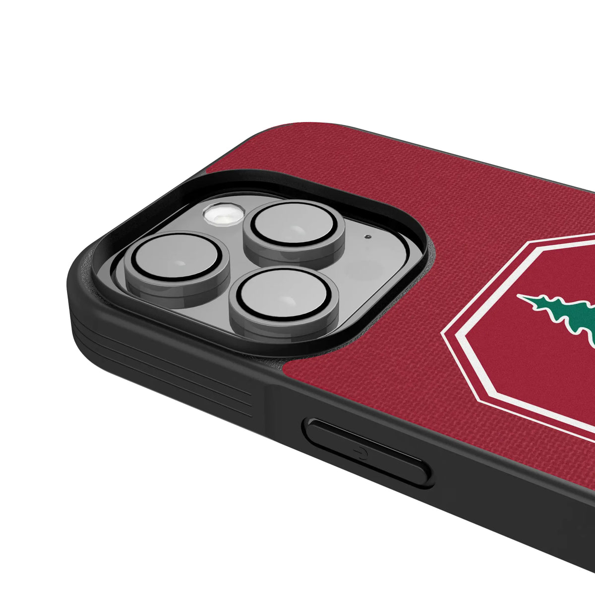 Stanford University Cardinal Solid iPhone Bump Phone Case for Apple iPhone - Detail