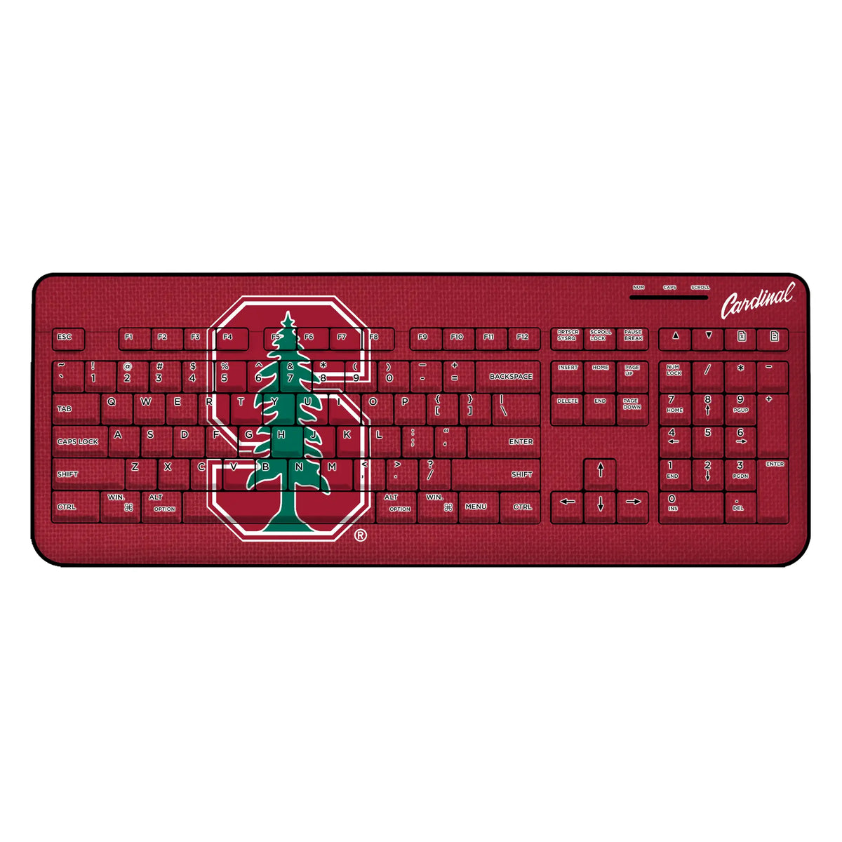 Stanford University Cardinal Solid Wireless USB Keyboard