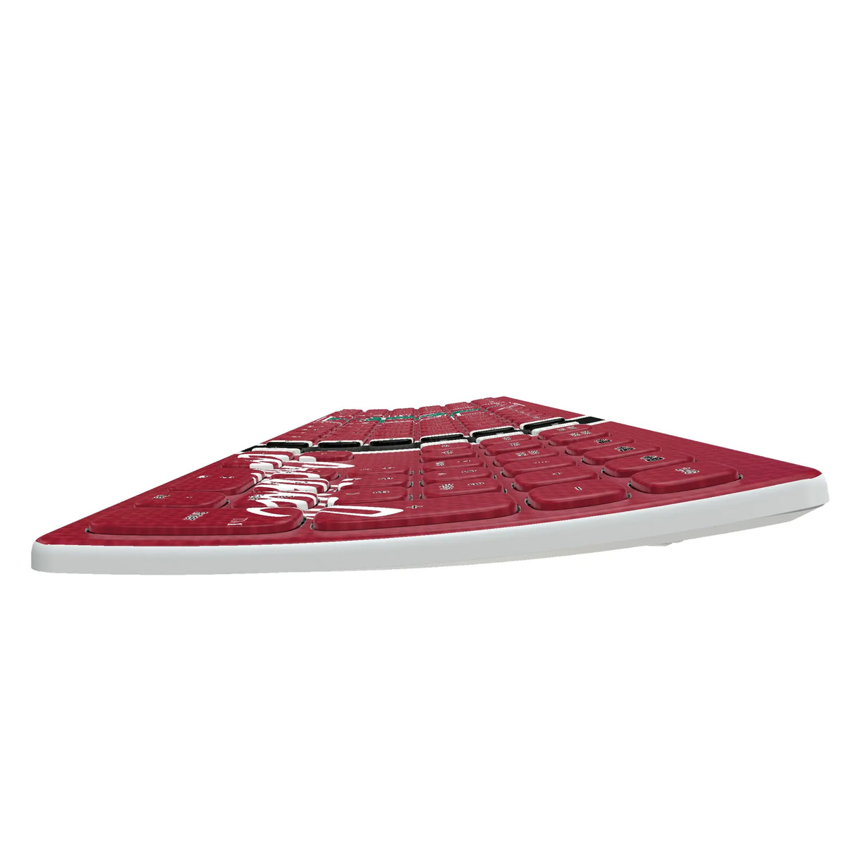 Stanford University Cardinal Stripe KKB605 Curved Wireless Keyboard