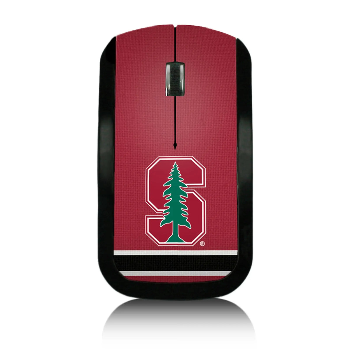 Stanford University Cardinal Stripe Wireless Mouse