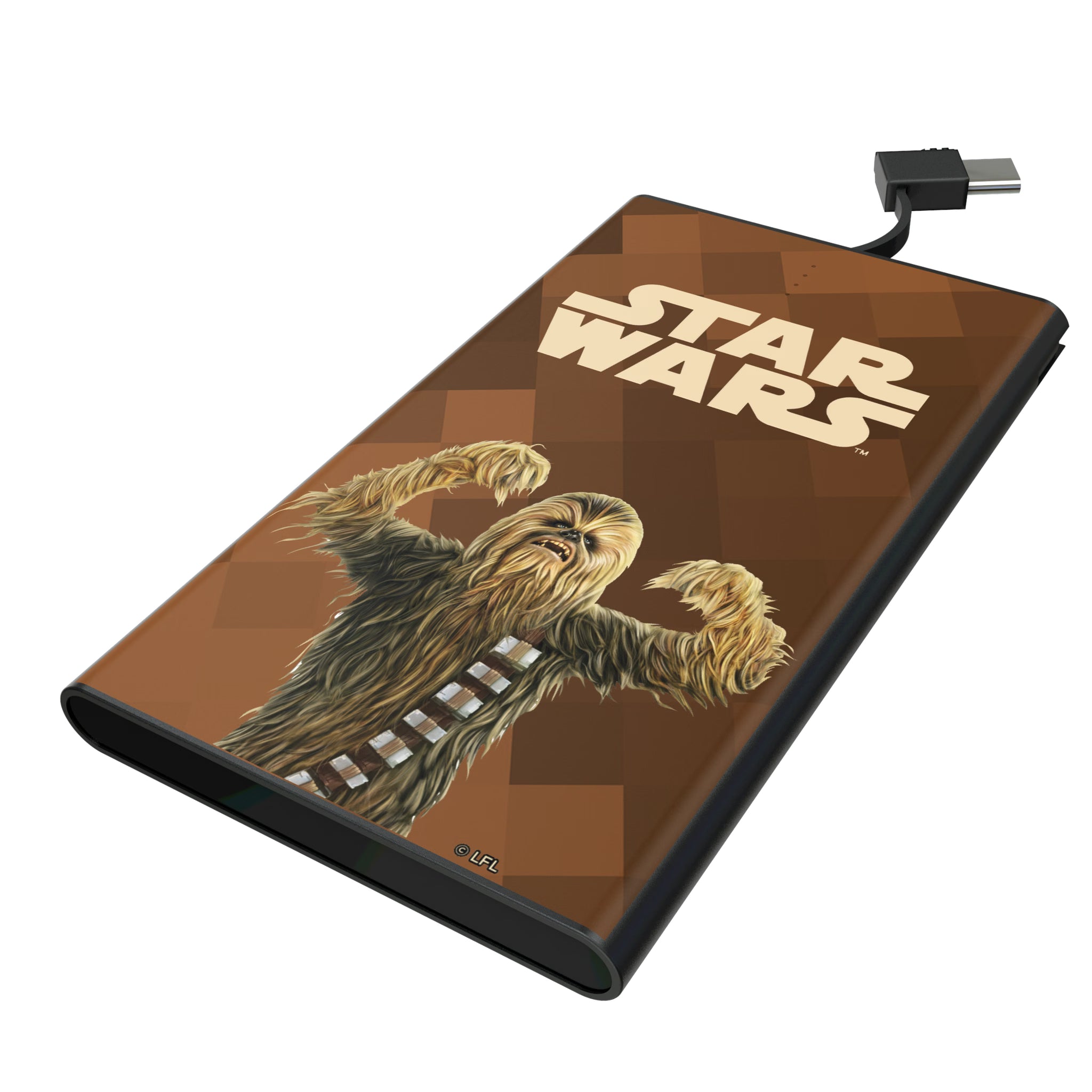 Star Wars Chewbacca Color Block 5000mAh Flat Powerbank