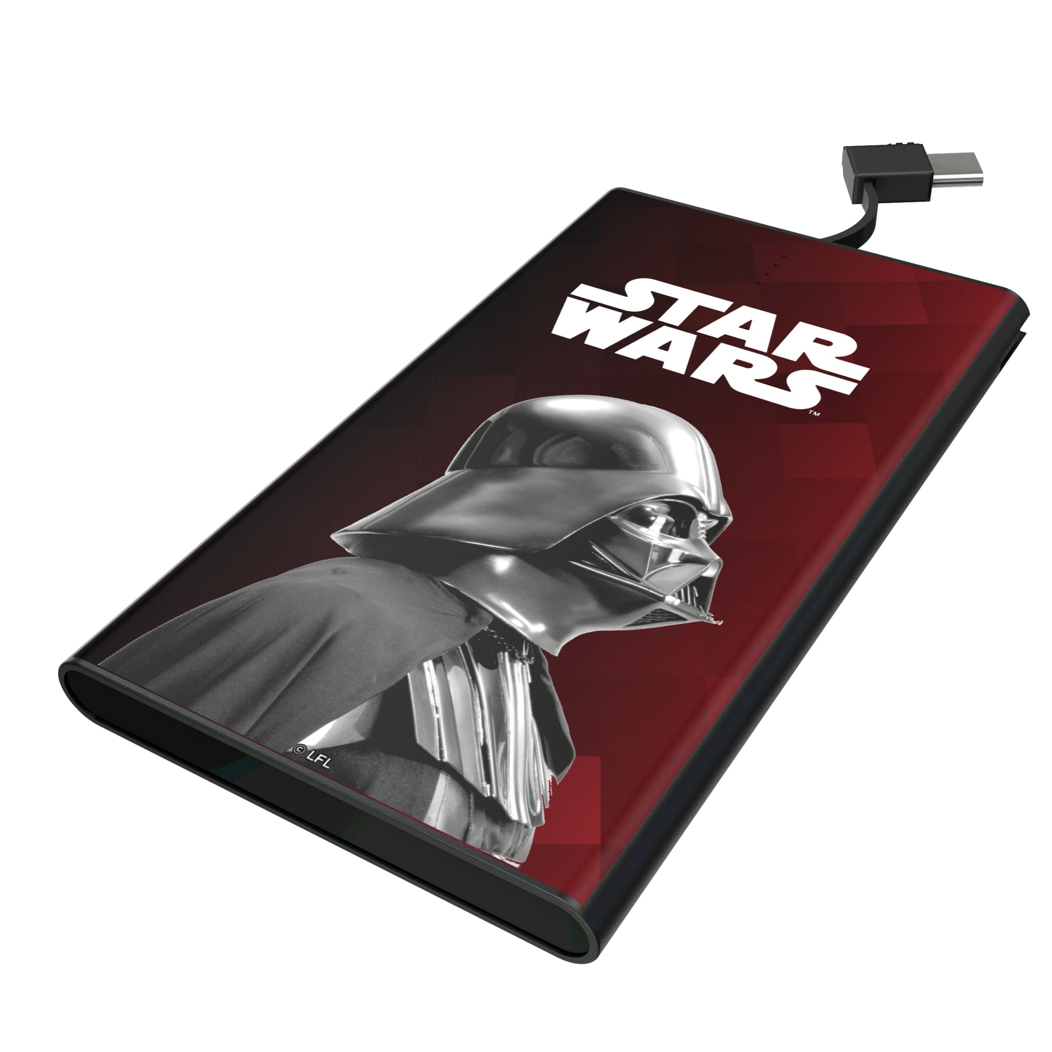 Star Wars Darth Vader Color Block 5000mAh Flat Powerbank