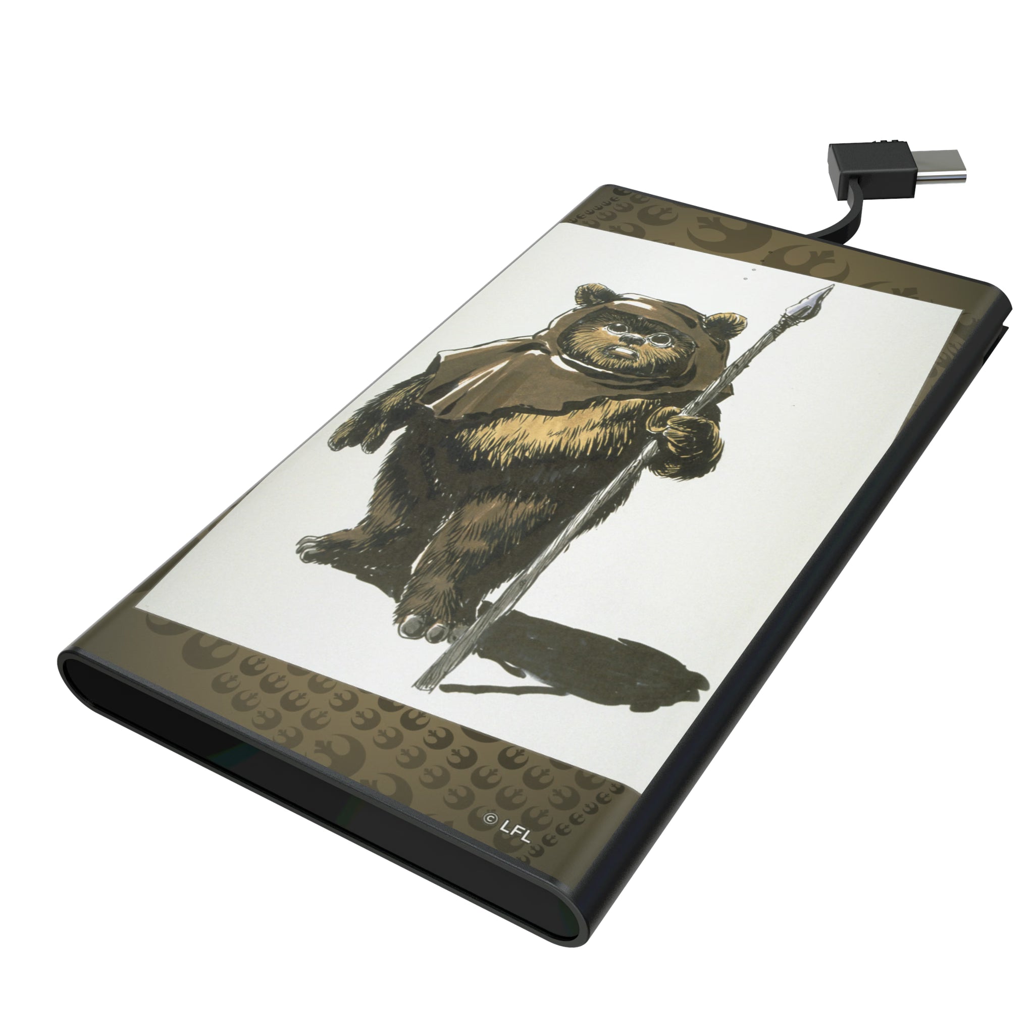 Star Wars Ewok Portrait 5000mAh Flat Powerbank