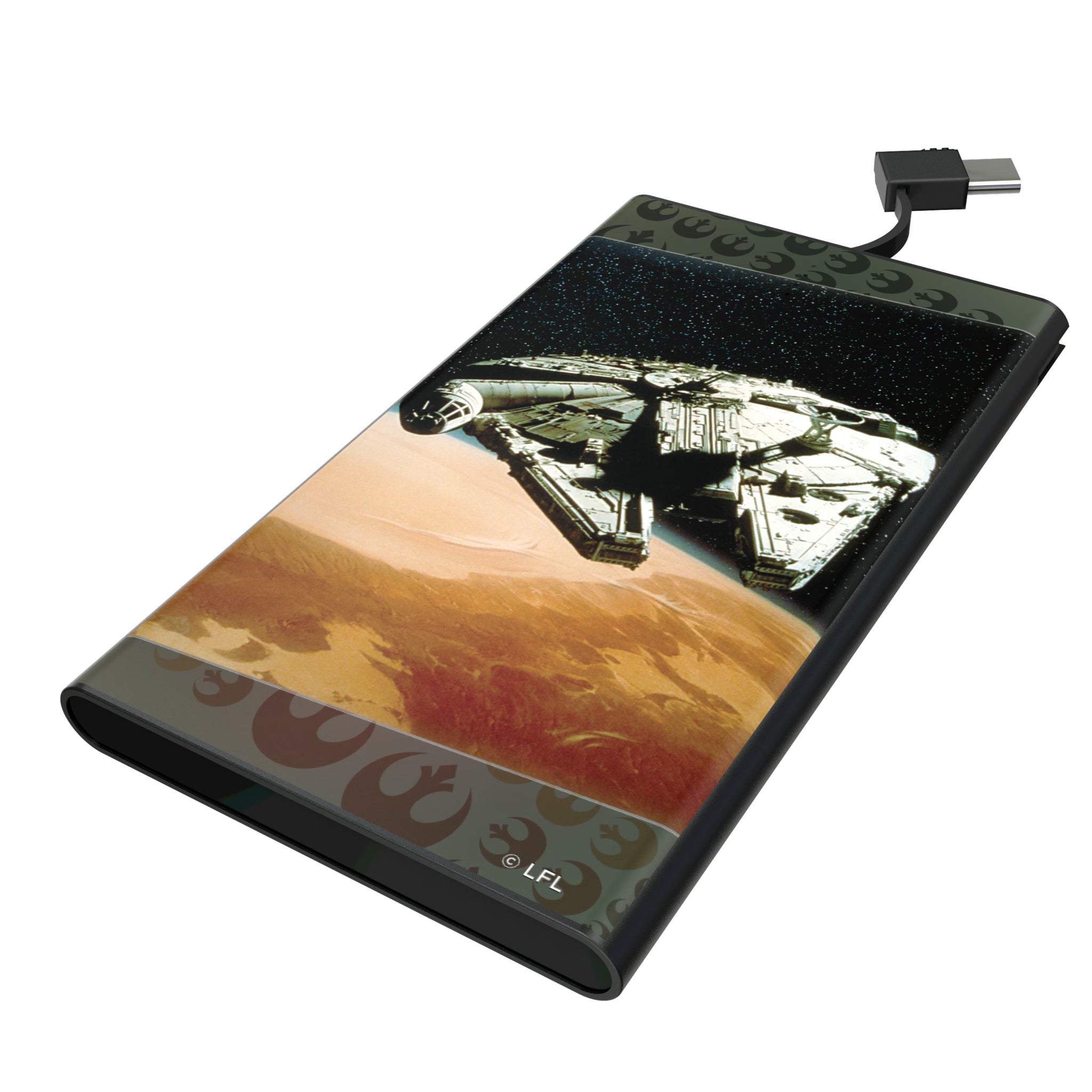 Star Wars Millennium Falcon Portrait 5000mAh Flat Powerbank