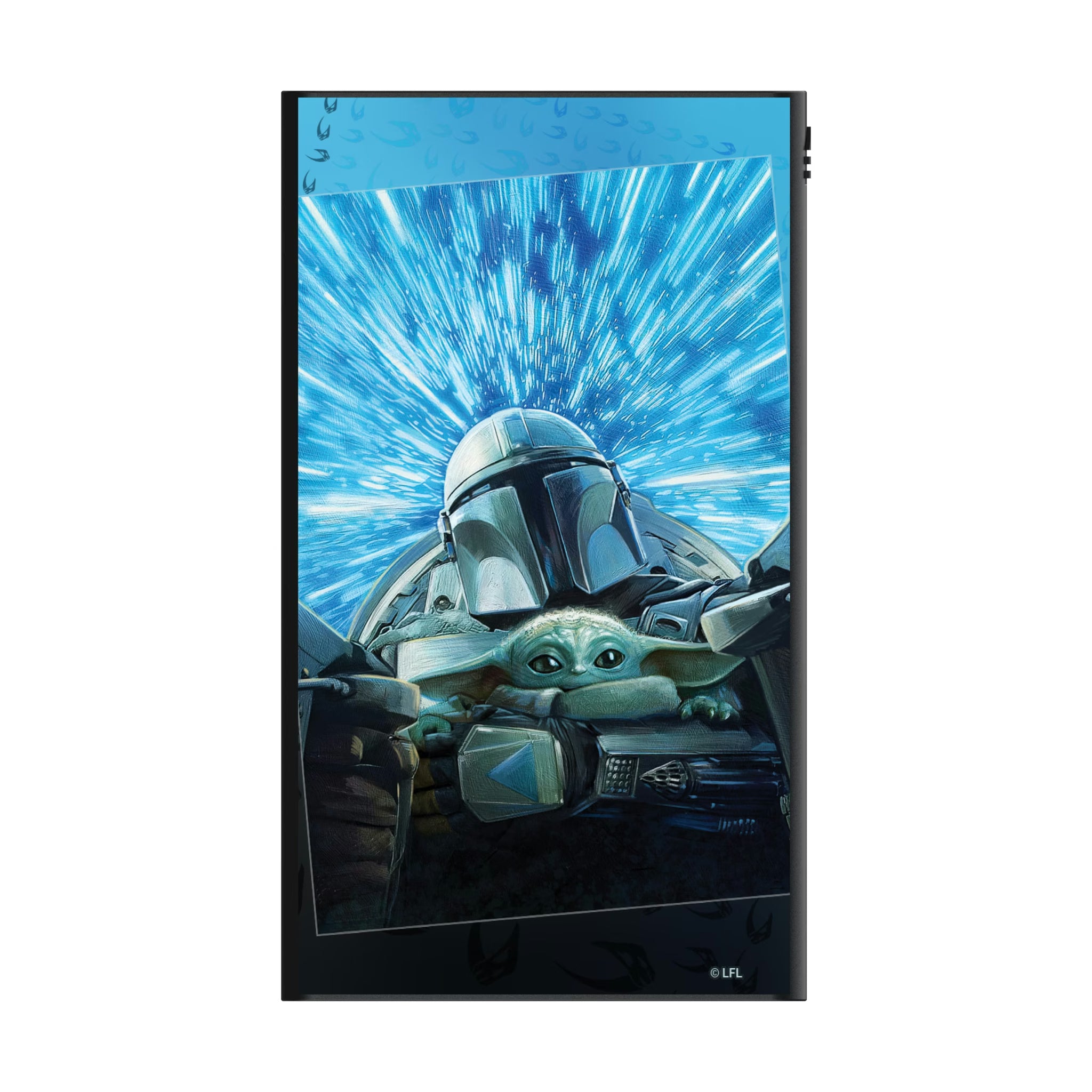 Star Wars: The Mandalorian Grogu and Din Djarin Portrait 5000mAh Flat Powerbank