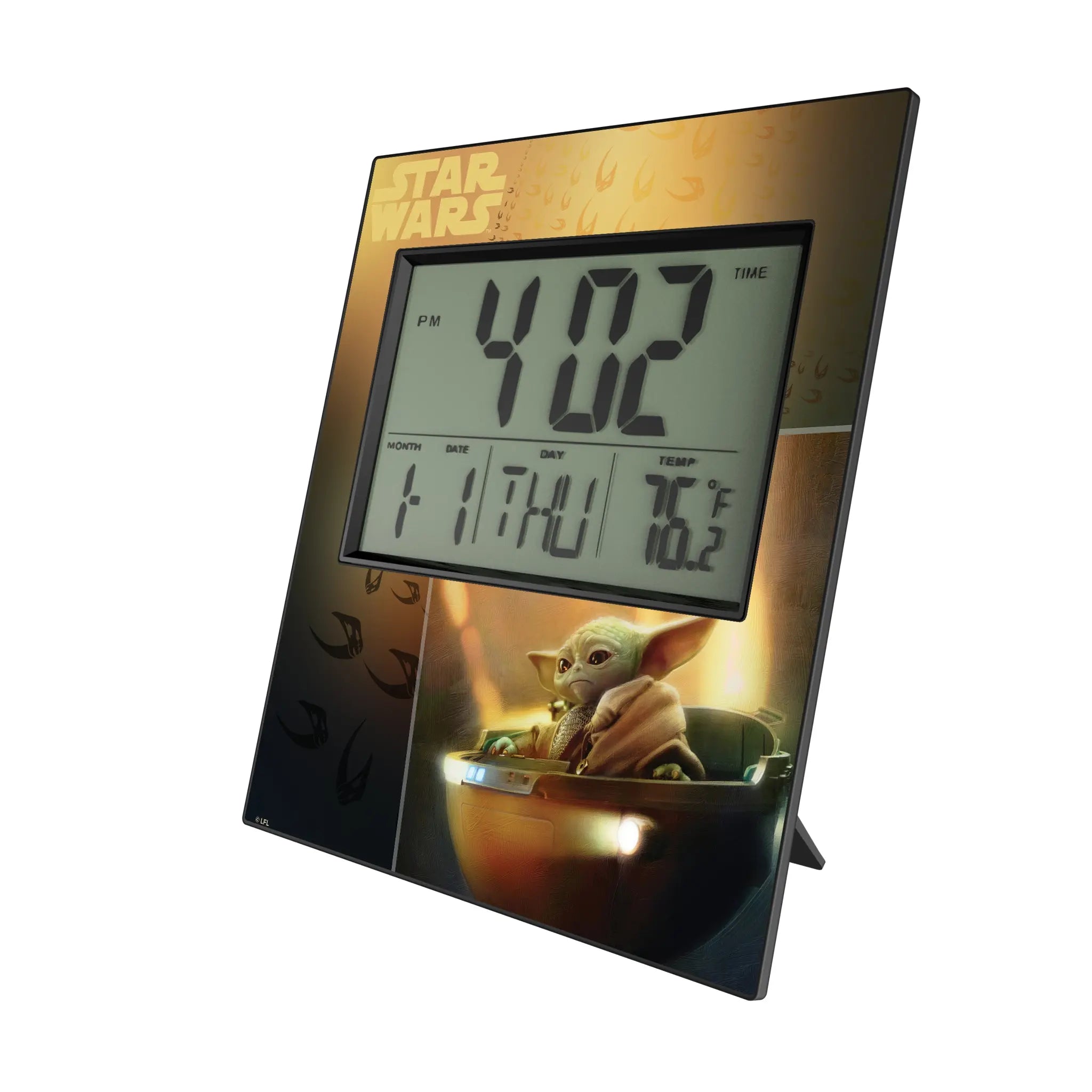 Star Wars: The Mandalorian Grogu Portrait Wall Clock