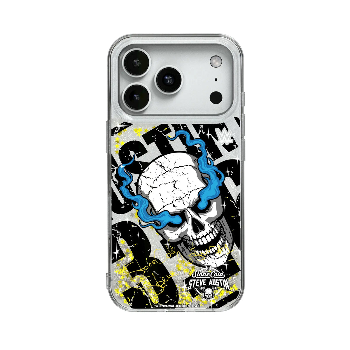 Stone Cold Steve Austin Impact Glitter Phone Case for Apple iPhone