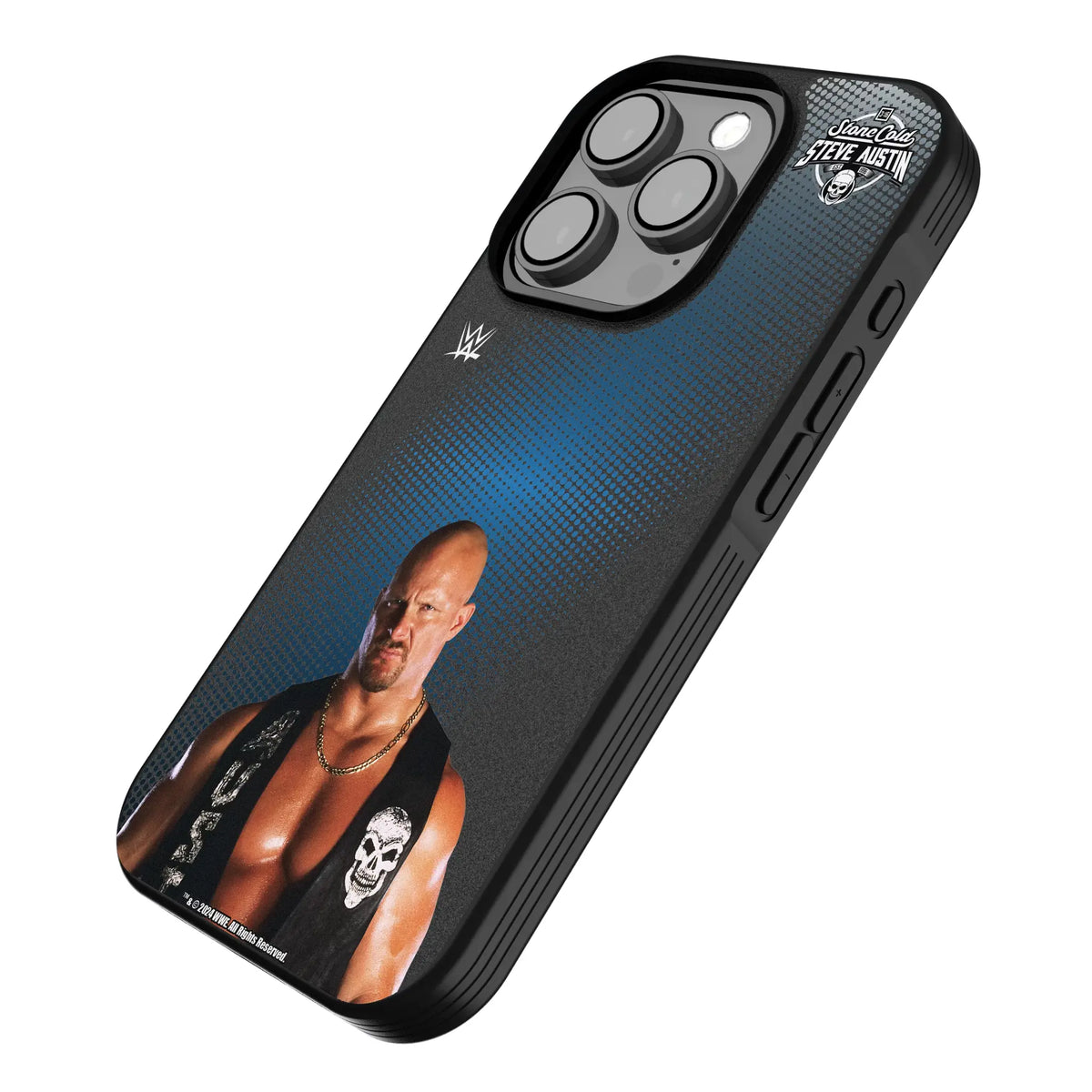 Stone Cold Steve Austin Superstar iPhone Bump Phone Case for Apple iPhone - Isometric View