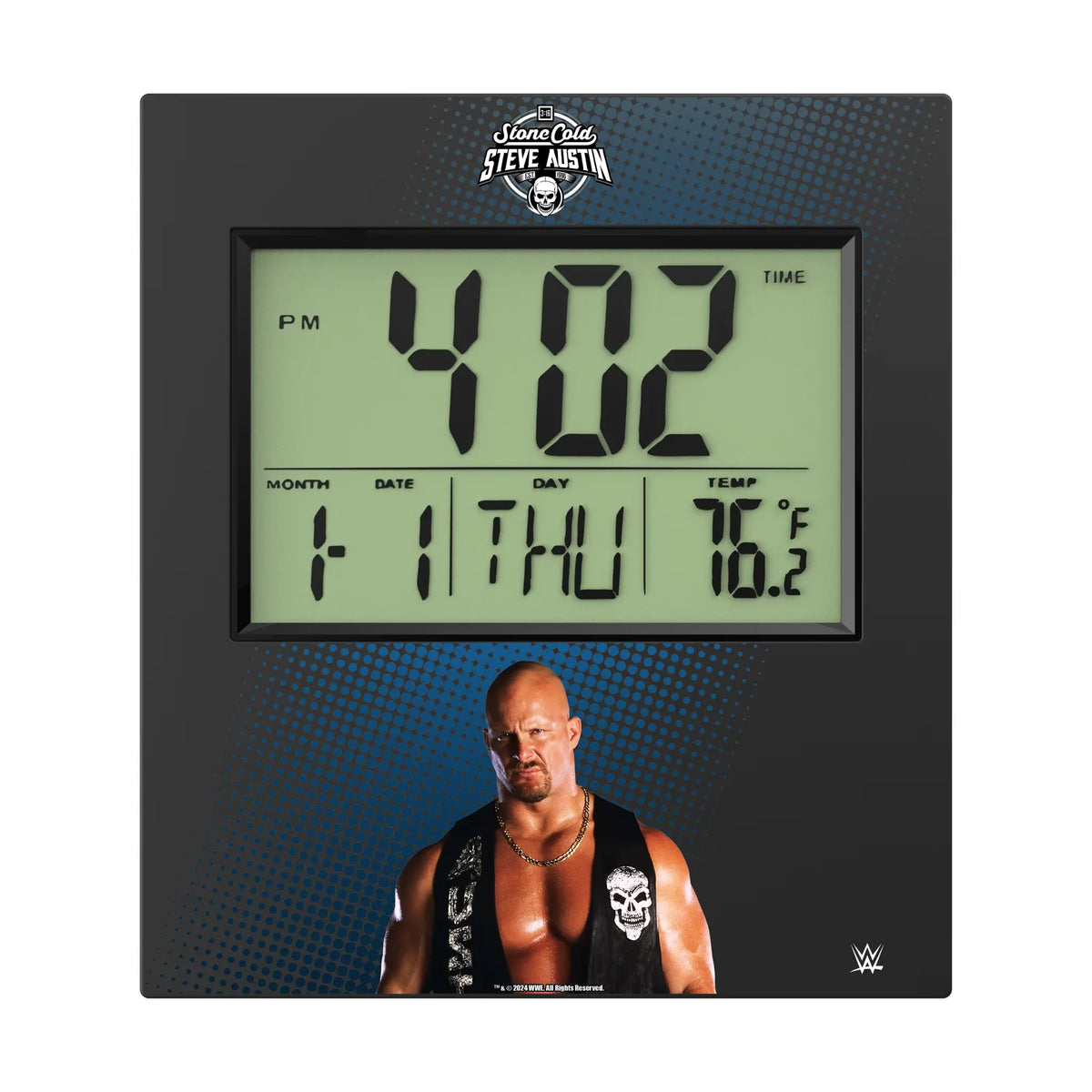 Stone Cold Steve Austin Superstar Wall Clock