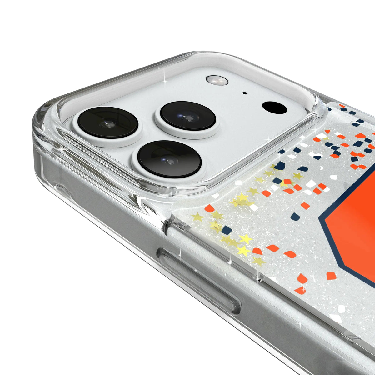 Syracuse University Orange Confetti iPhone Glitter Phone Case for Apple iPhone - Detail#Device_iPhone 18 Pro
