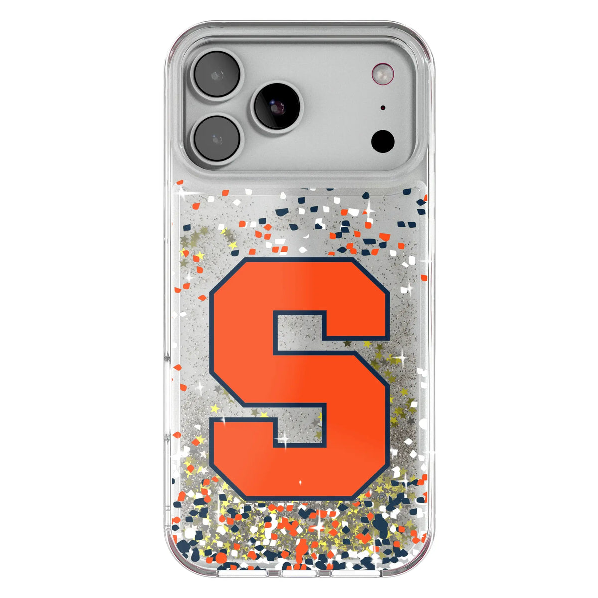 Syracuse University Orange Confetti Glitter Phone Case for Apple iPhone