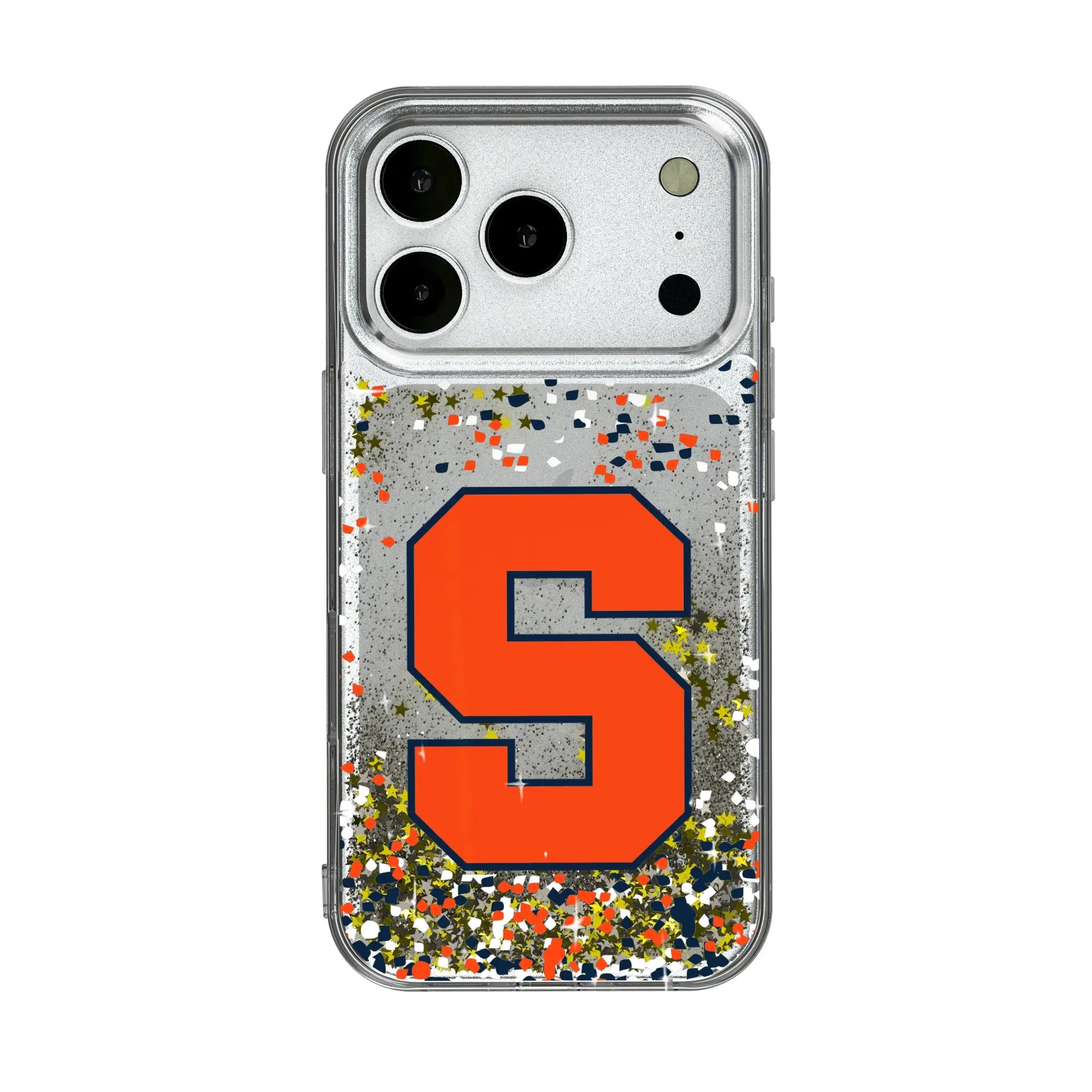 Syracuse University Orange Confetti iPhone Glitter Phone Case for Apple iPhone