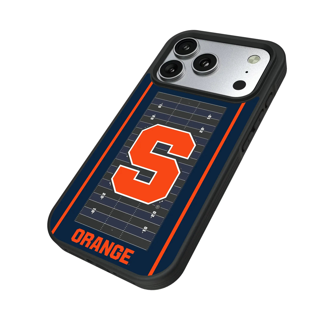 Syracuse University Orange Field iPhone Bump Phone Case for Apple iPhone - Isometric View#Device_iPhone 17 Pro