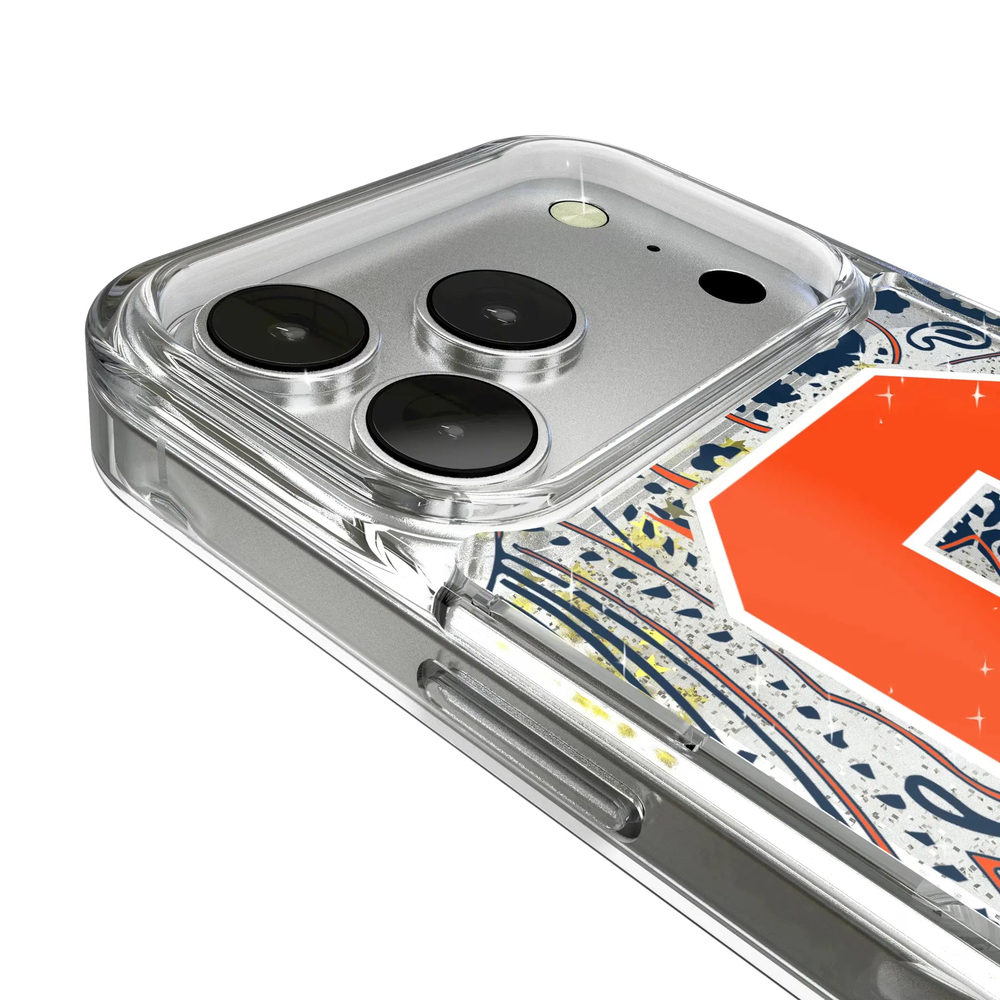 Syracuse University Orange Paisley iPhone Glitter Phone Case for Apple iPhone - Detail
