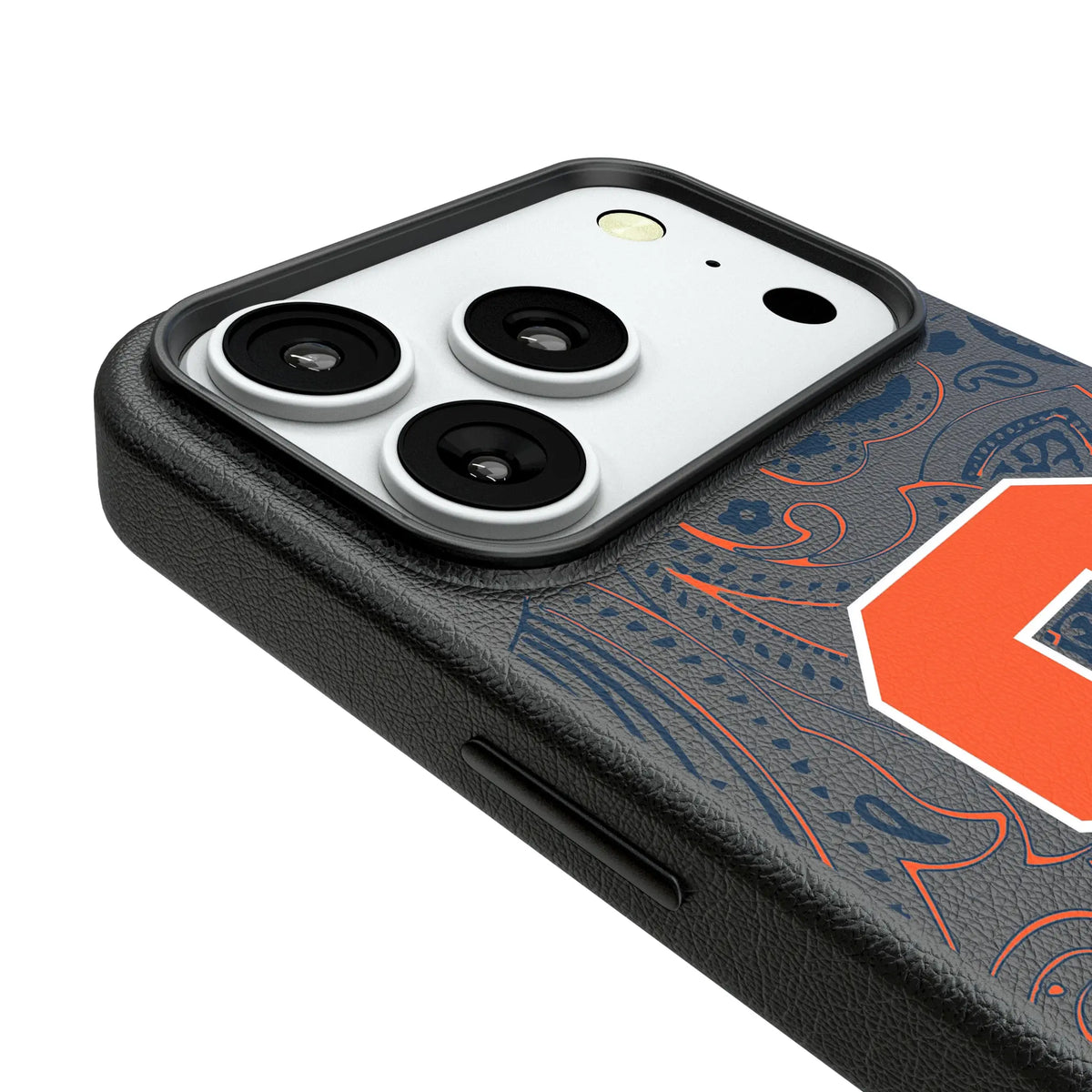 Syracuse University Orange Paisley iPhone MagSafe Compatible Phone Case for Apple iPhone - Detail#Device_iPhone 18 Pro