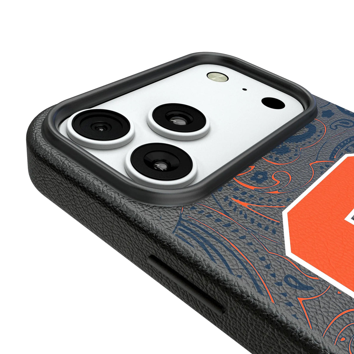Syracuse University Orange Paisley iPhone MagSafe Compatible Phone Case for Apple iPhone - Detail#Device_iPhone 18 Pro Max