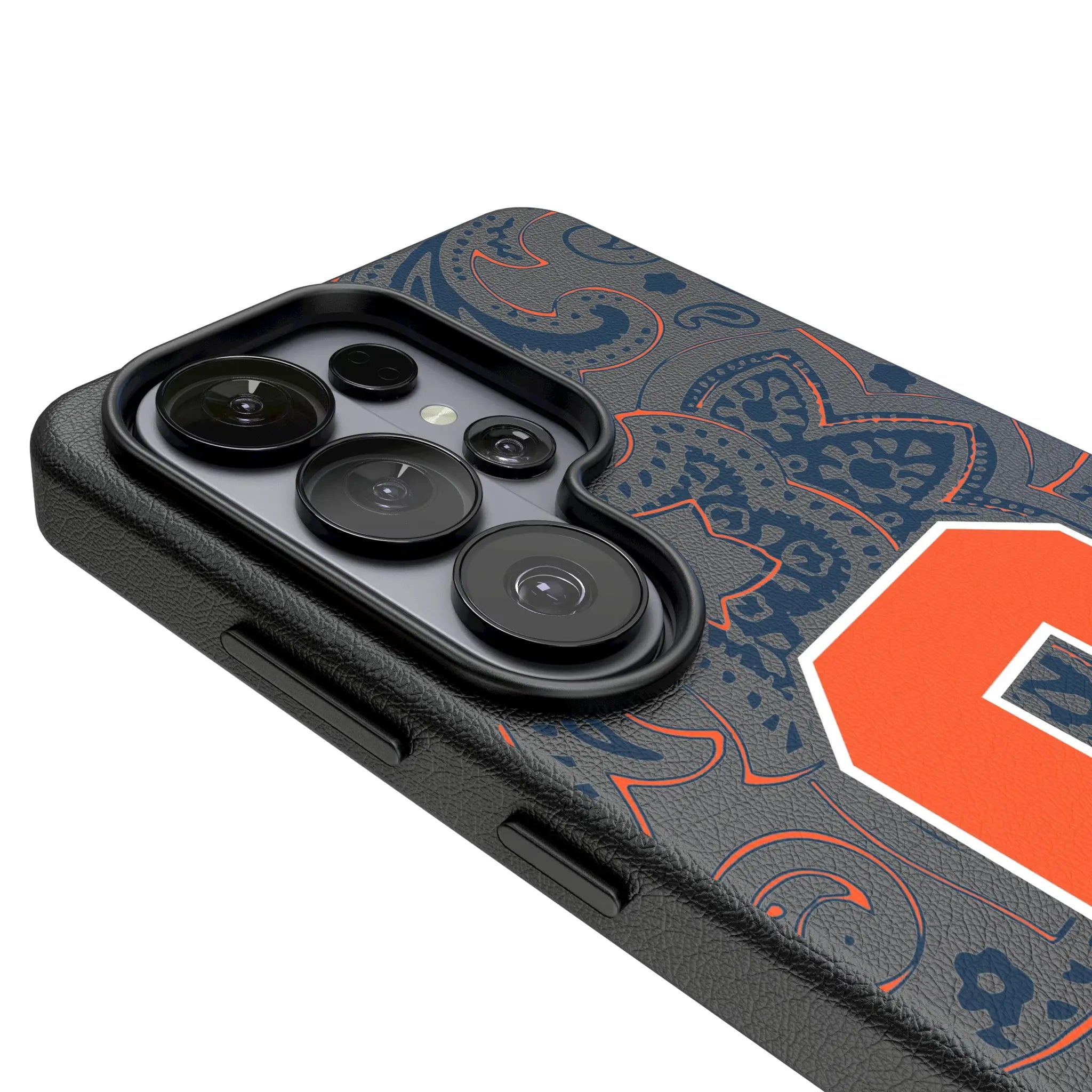 Syracuse University Orange Paisley Galaxy MagSafe Compatible Phone Case for Samsung Galaxy - Detail#Device_Galaxy S26 Ultra