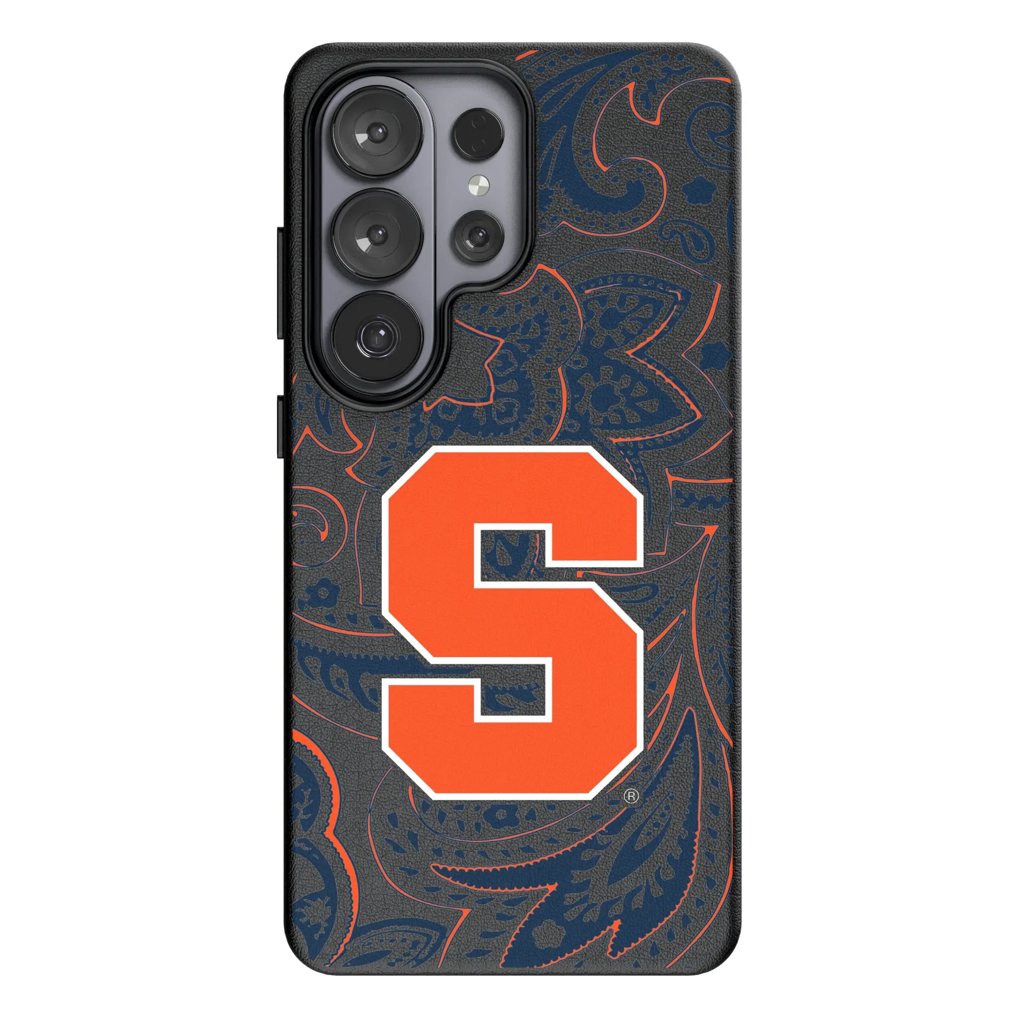 Syracuse University Orange Paisley Galaxy MagSafe Compatible Phone Case for Samsung Galaxy#Device_Galaxy S26 Ultra