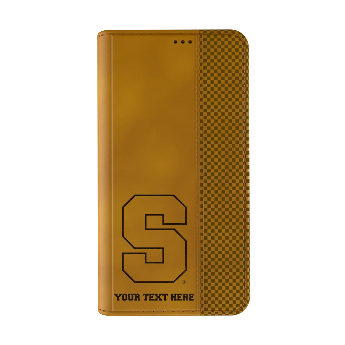 Syracuse University Orange Personalized Burn iPhone Folio Phone Case for Apple iPhone