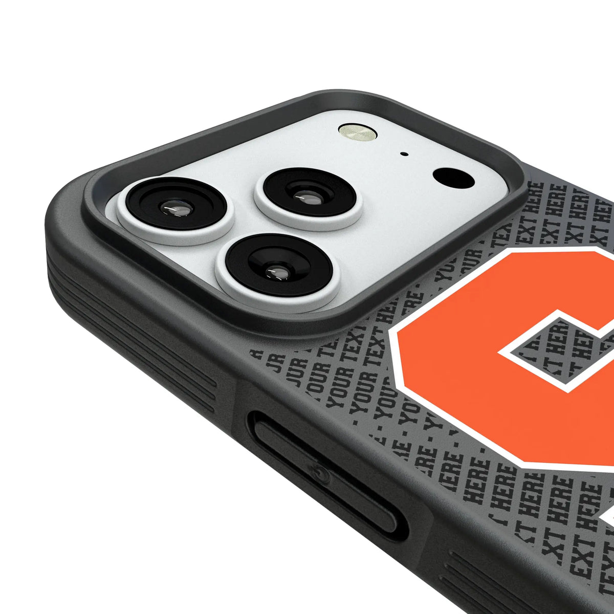Syracuse University Orange Personalized EndZone Plus iPhone Bump Phone Case for Apple iPhone - Detail#Device_iPhone 18 Pro