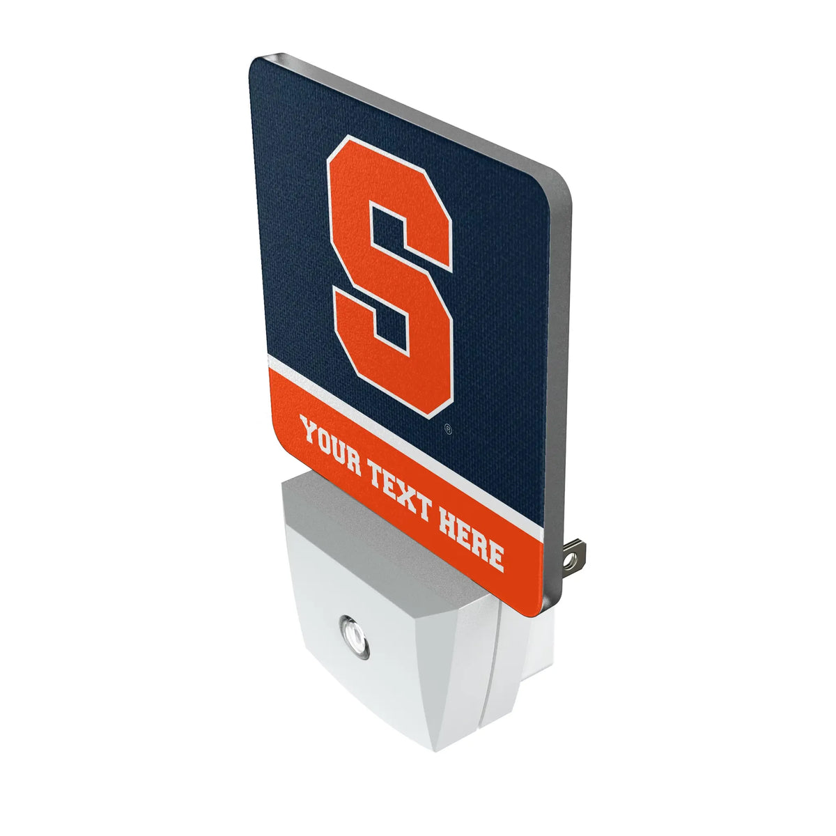 Syracuse University Orange Personalized Endzone Solid Night Light 2-Pack - Isometric View
