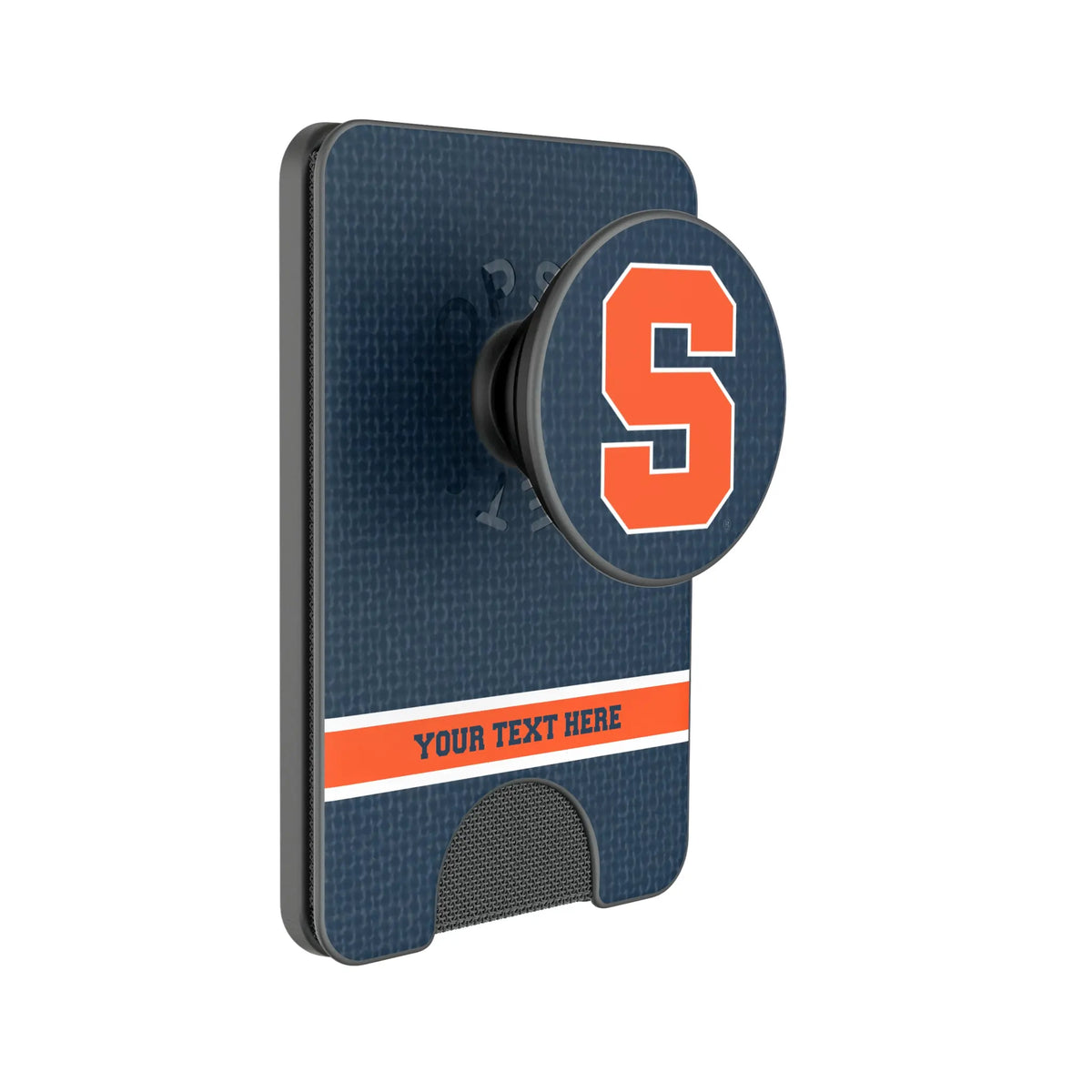 Syracuse University Orange Personalized Endzone Solid Popsockets Wallet Magnetic