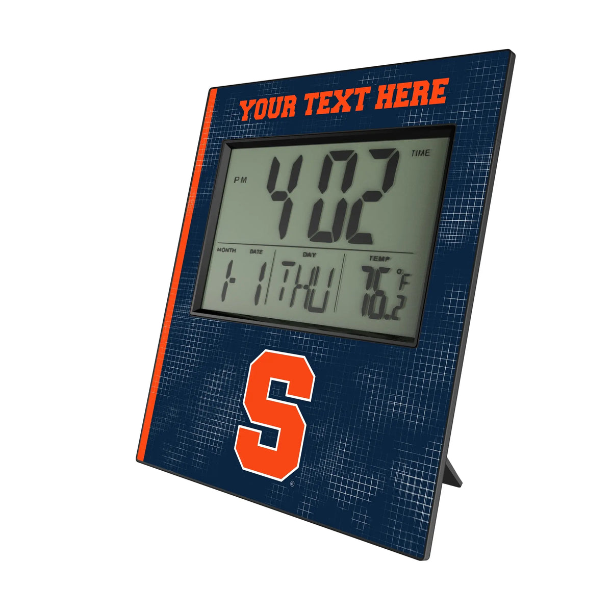 Syracuse University Orange Personalized Hatch Wall Clock