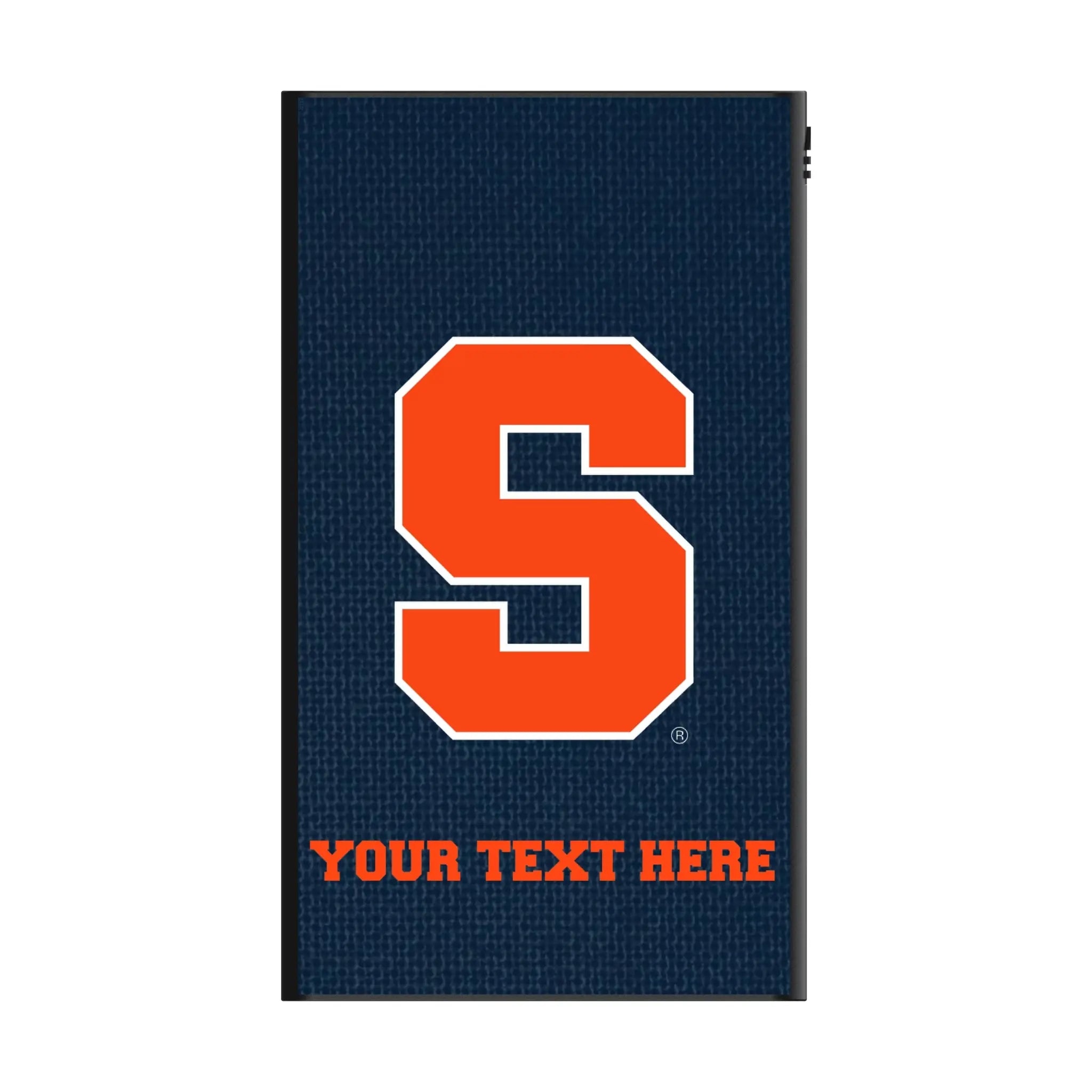 Syracuse University Orange Personalized Solid 5000mAh Flat Power Bank