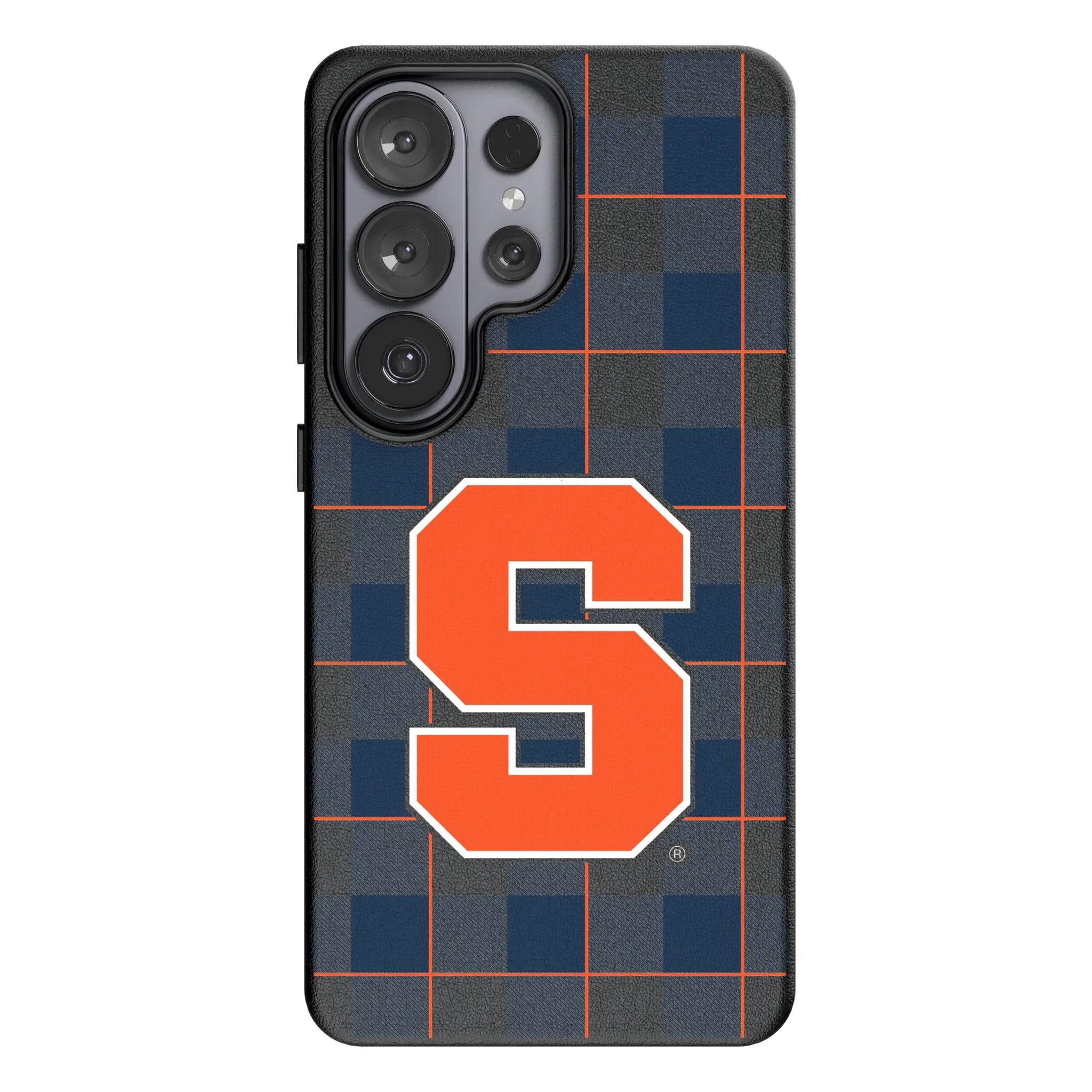 Syracuse University Orange Plaid Galaxy MagSafe Compatible Phone Case for Samsung Galaxy#Device_Galaxy S26 Ultra