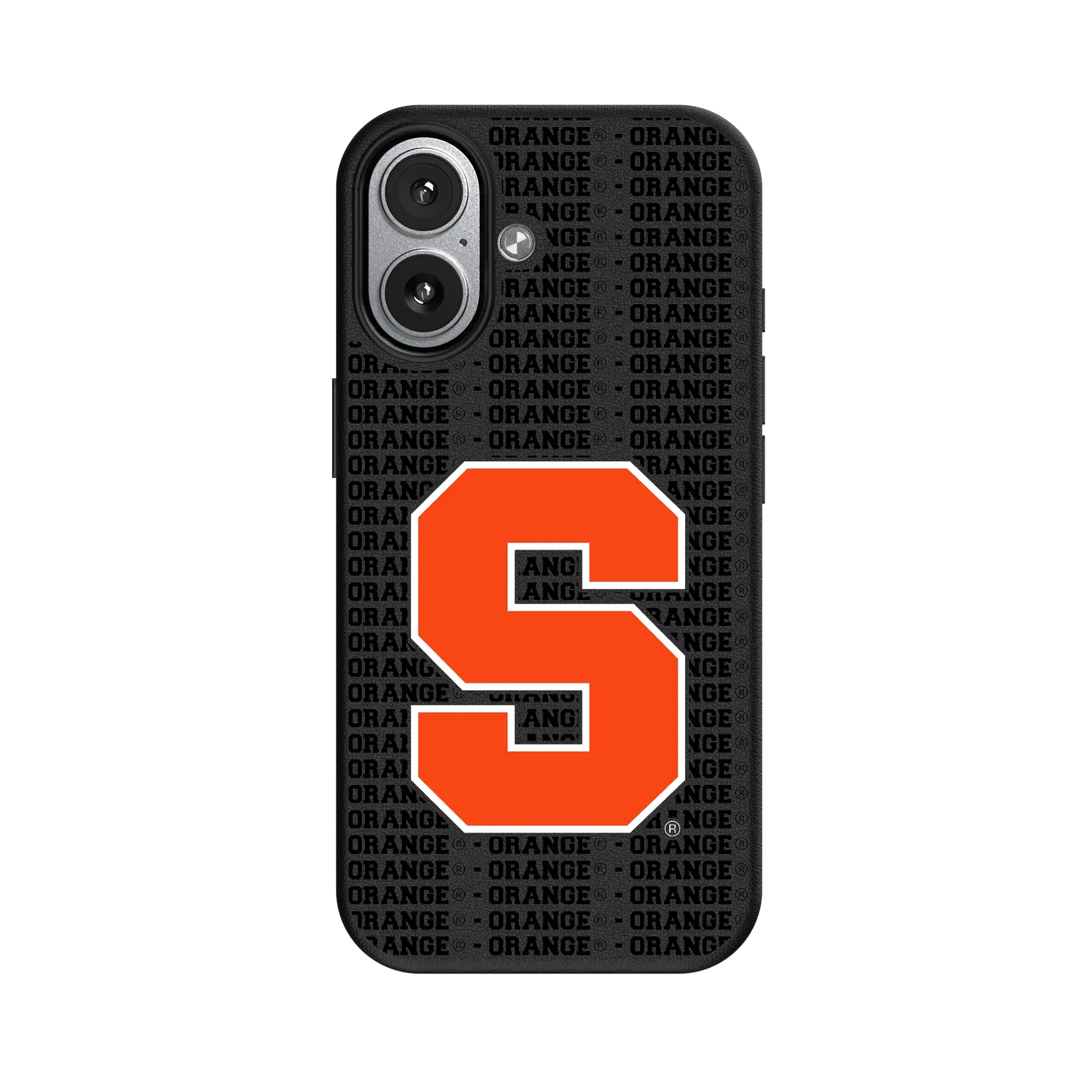 Syracuse University Orange Text Backdrop iPhone MagSafe Compatible Phone Case for Apple iPhone#Device_iPhone 17