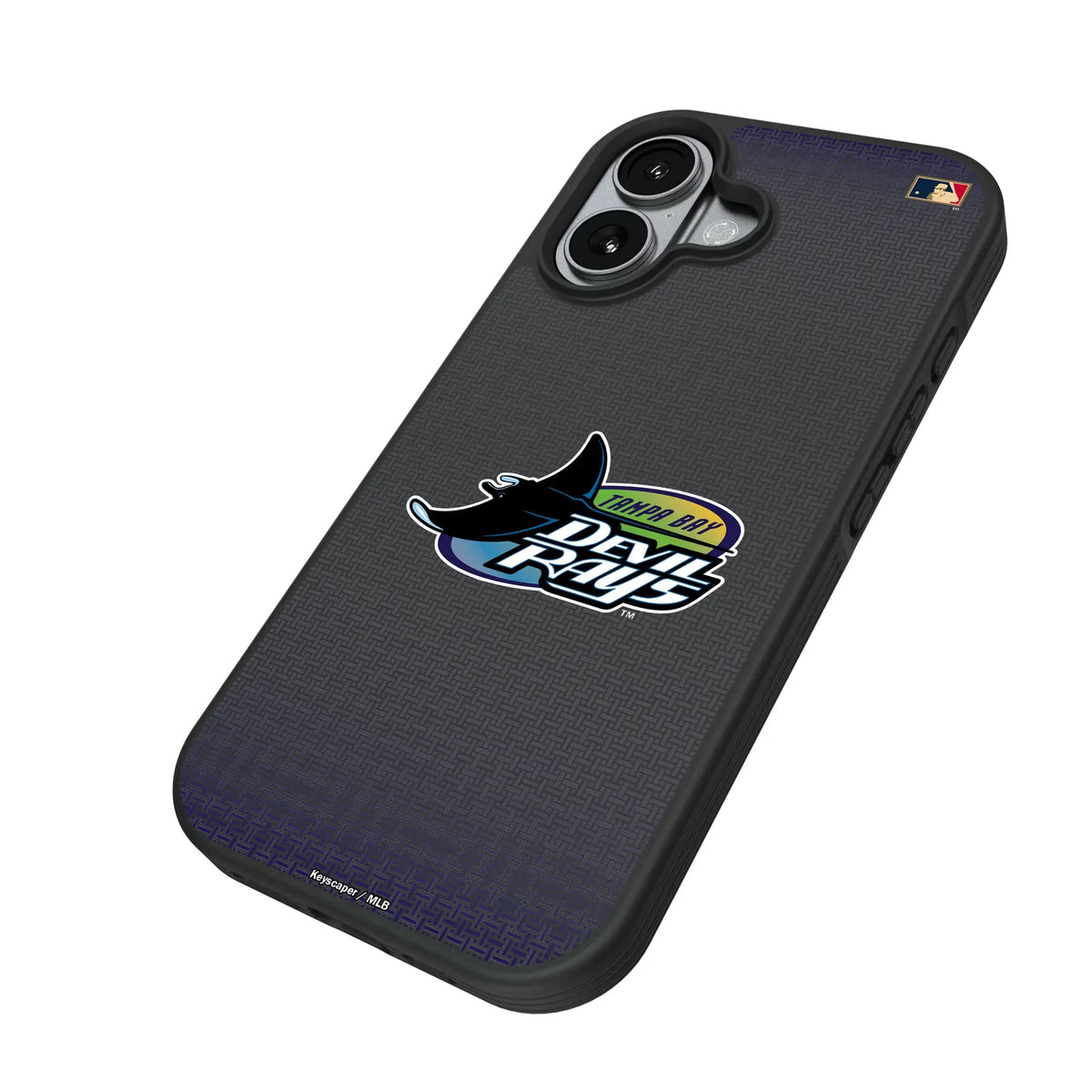 Tampa Bay 1998-2000 - Cooperstown Collection Linen iPhone Bump Phone Case for Apple iPhone - Isometric View#Device_iPhone 17