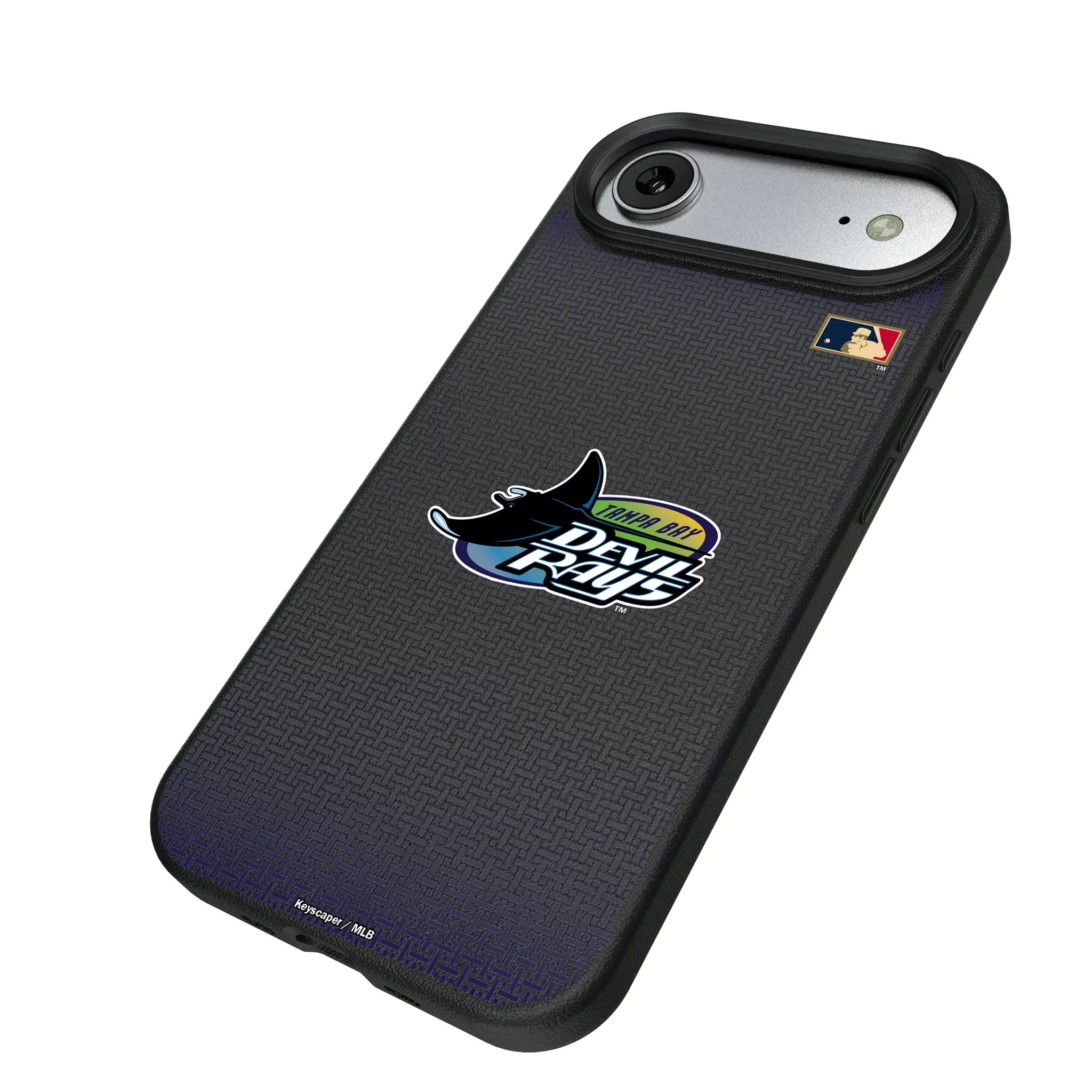 Tampa Bay 1998-2000 - Cooperstown Collection Linen iPhone MagSafe Compatible Phone Case for Apple iPhone - Isometric View#Device_iPhone Air