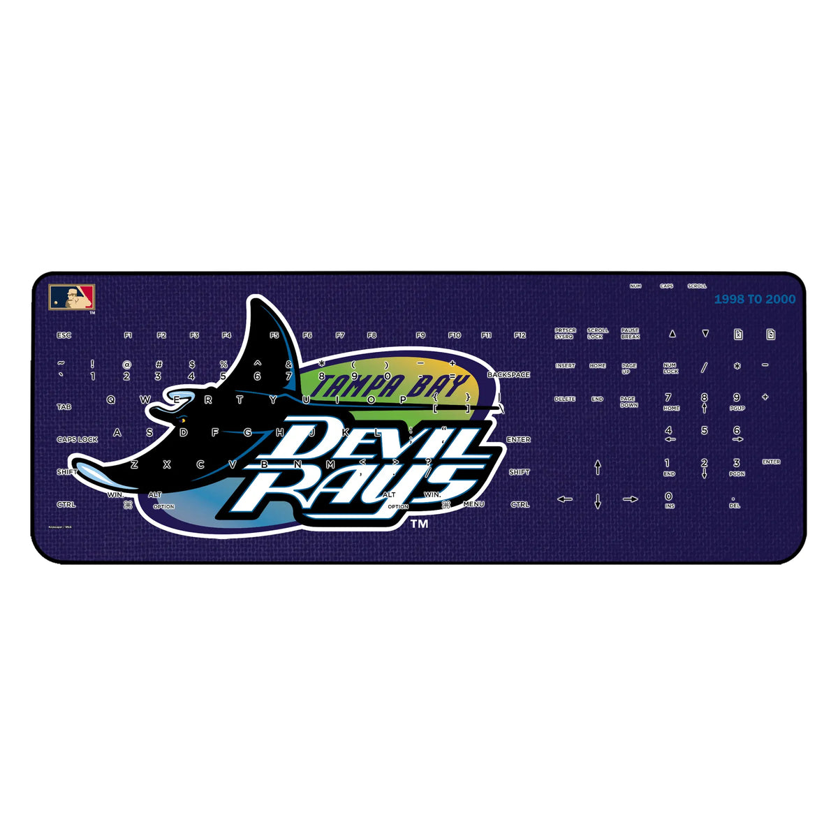 Tampa Bay 1998-2000 - Cooperstown Collection Solid Wireless USB Keyboard