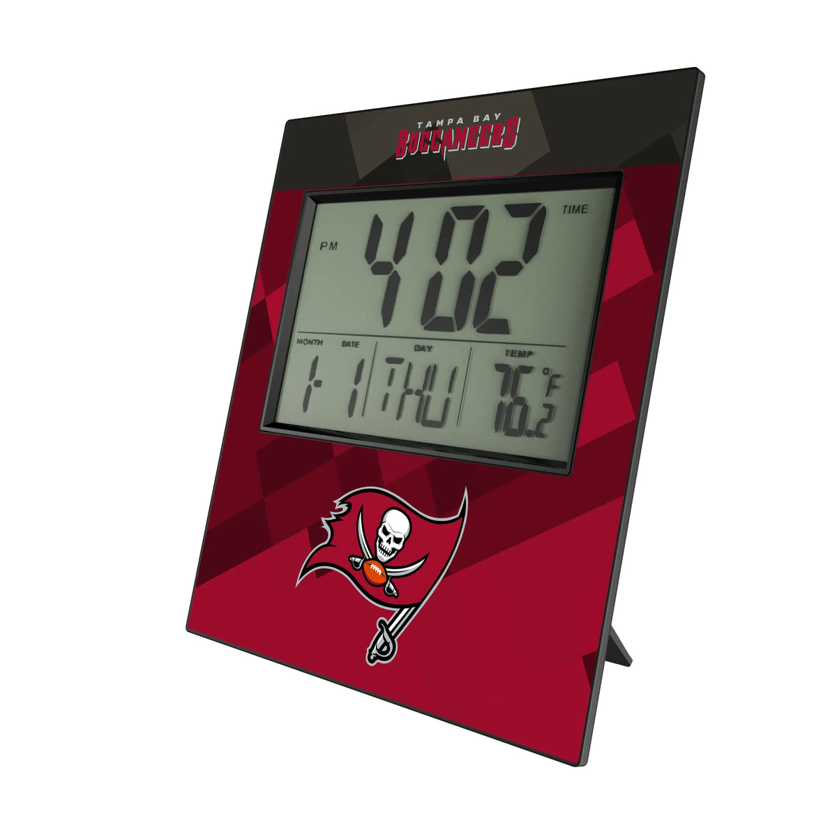 Tampa Bay Buccaneers Color Block Wall Clock