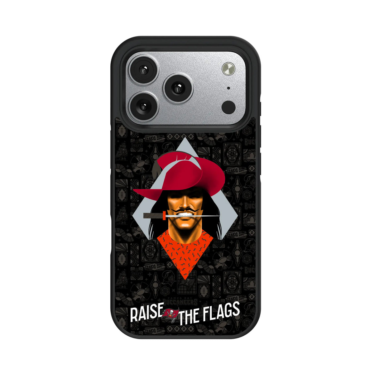 Tampa Bay Buccaneers Deco iPhone Bump Phone Case for Apple iPhone#Device_iPhone 17 Pro