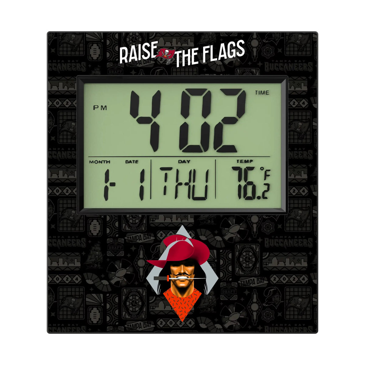 Tampa Bay Buccaneers Deco Wall Clock
