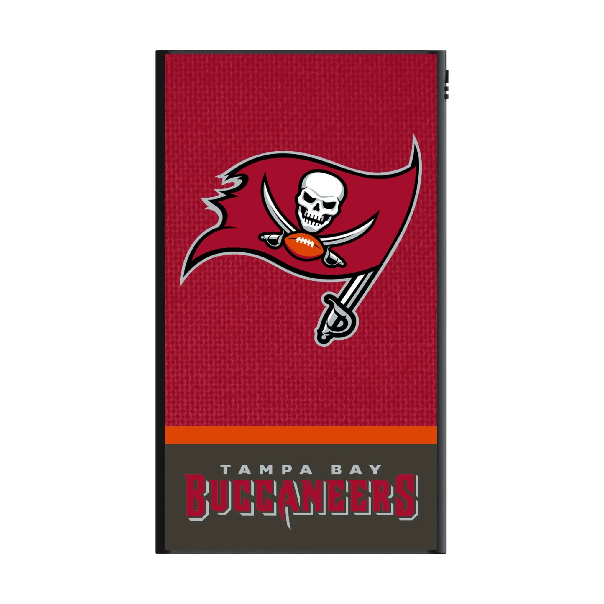 Tampa Bay Buccaneers Endzone Solid 5000mAh Flat Power Bank