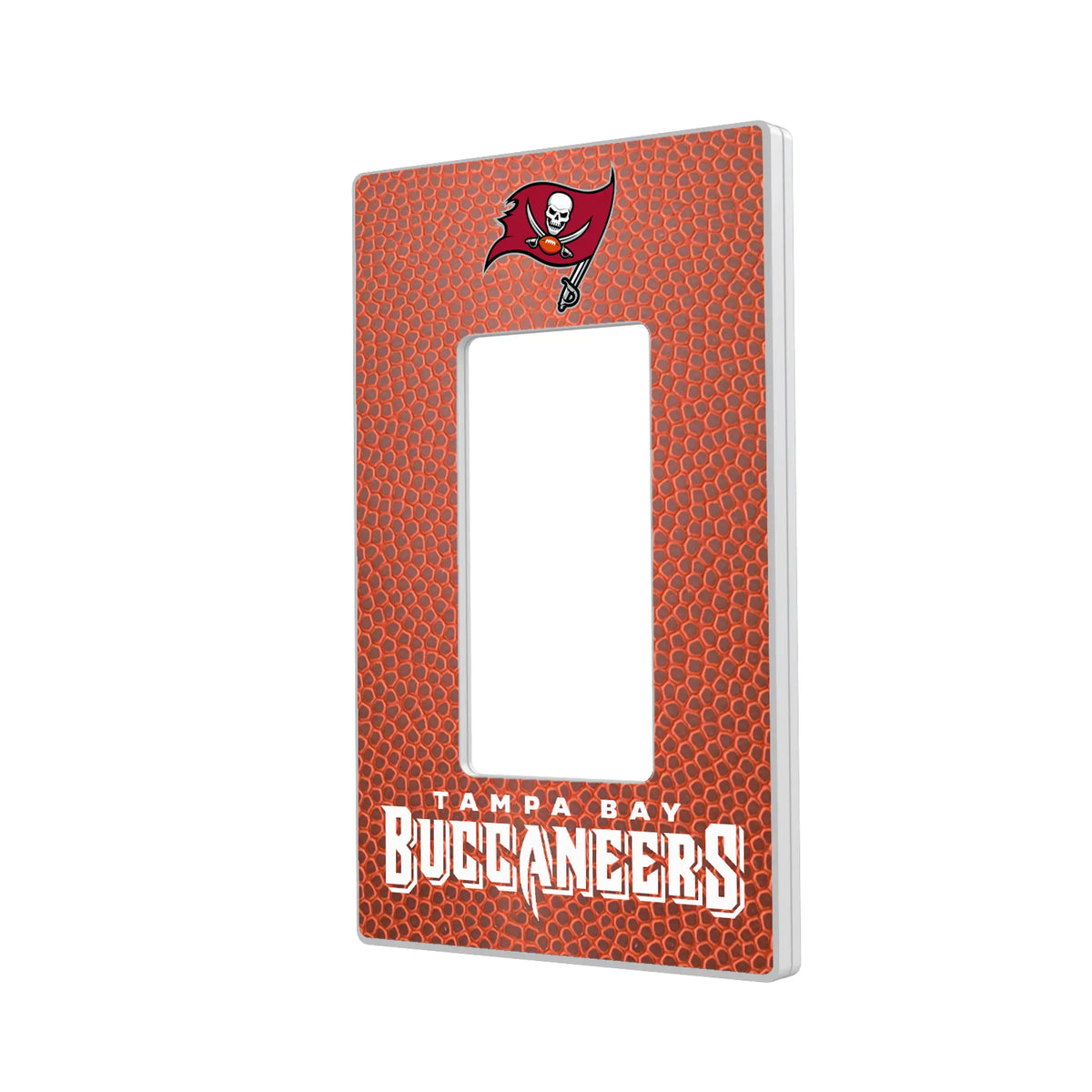 Tampa Bay Buccaneers Football Hidden-Screw Light Switch Plate#Style_Single Rocker