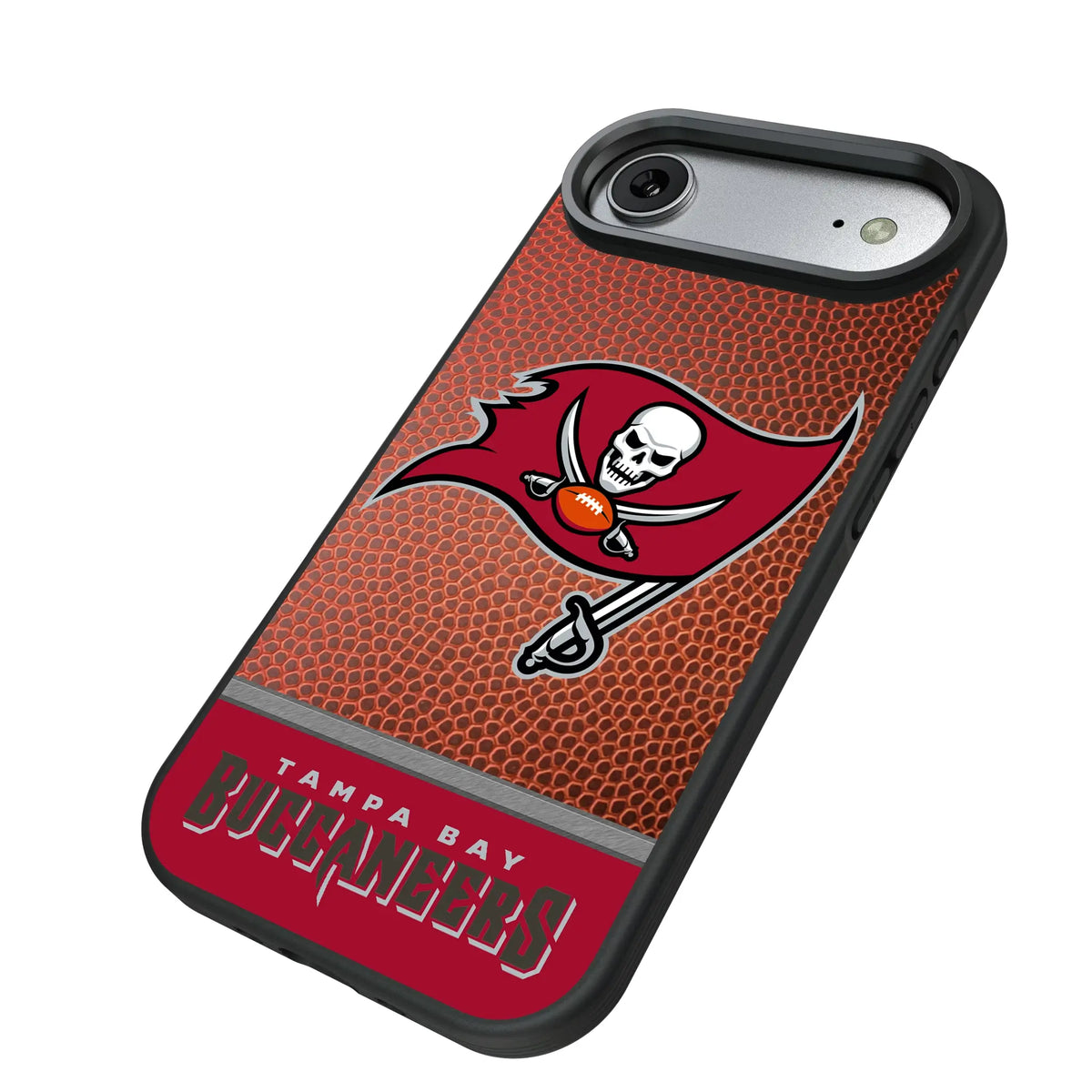 Tampa Bay Buccaneers Football Wordmark iPhone Bump Phone Case for Apple iPhone - Isometric View#Device_iPhone Air