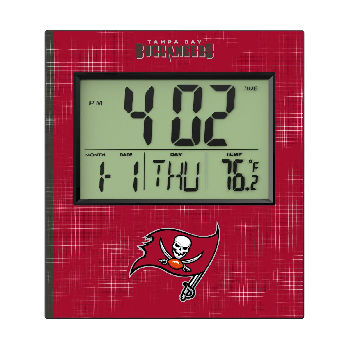 Tampa Bay Buccaneers Hatch Wall Clock