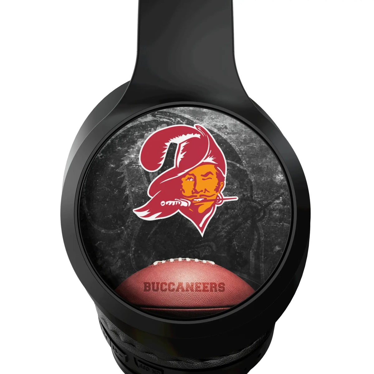 Tampa Bay Buccaneers Historic Collection Legendary Wireless Over-Ear Headphones With Case - Detail