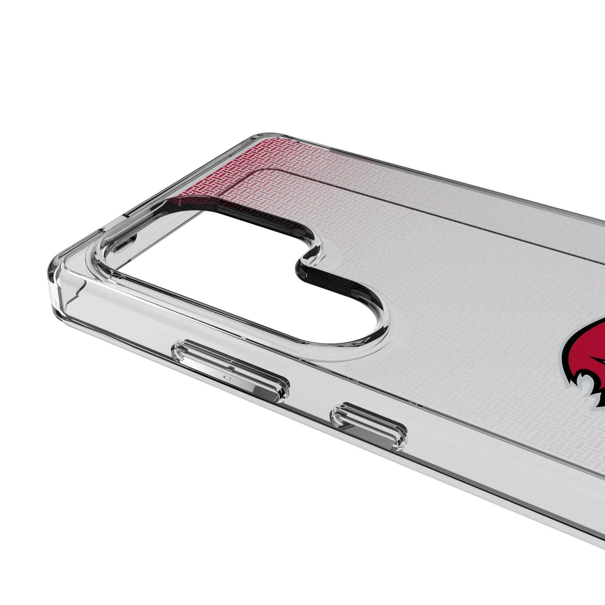Tampa Bay Buccaneers Linen Galaxy Clear Phone Case for Samsung Galaxy - Detail#Device_Galaxy S25 Ultra