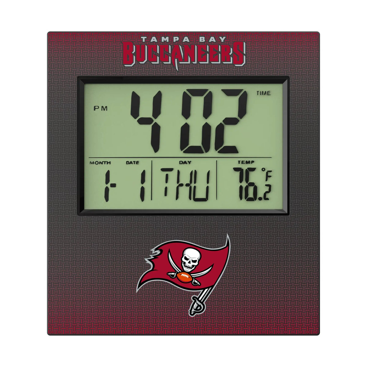 Tampa Bay Buccaneers Linen Wall Clock