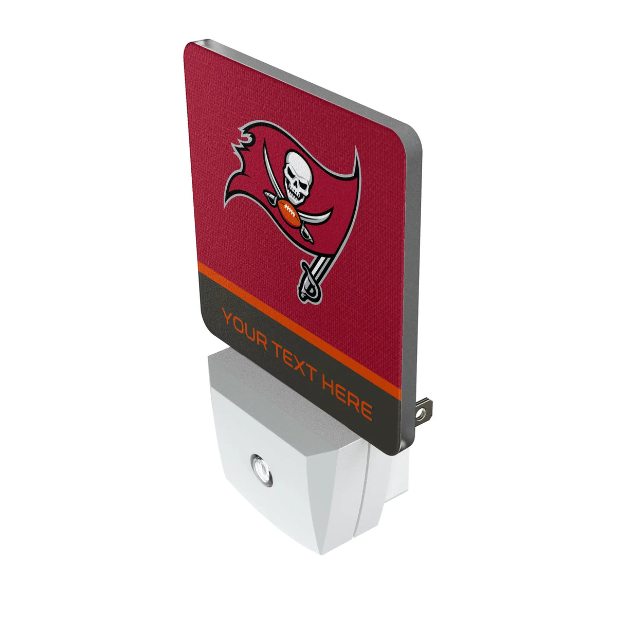 Tampa Bay Buccaneers Personalized Endzone Solid Night Light 2-Pack - Isometric View