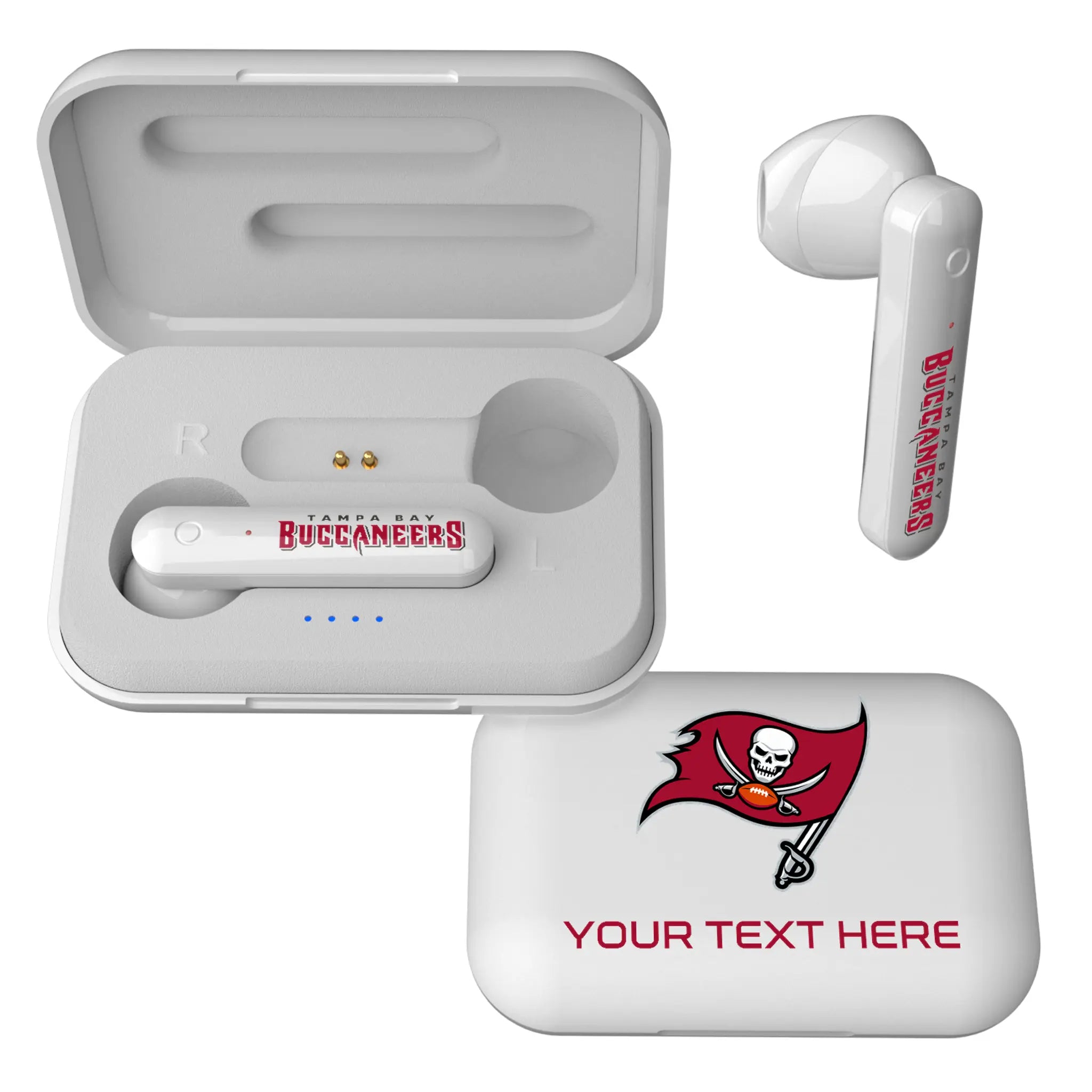 Tampa Bay Buccaneers Personalized Insignia Wireless TWS Earbuds
