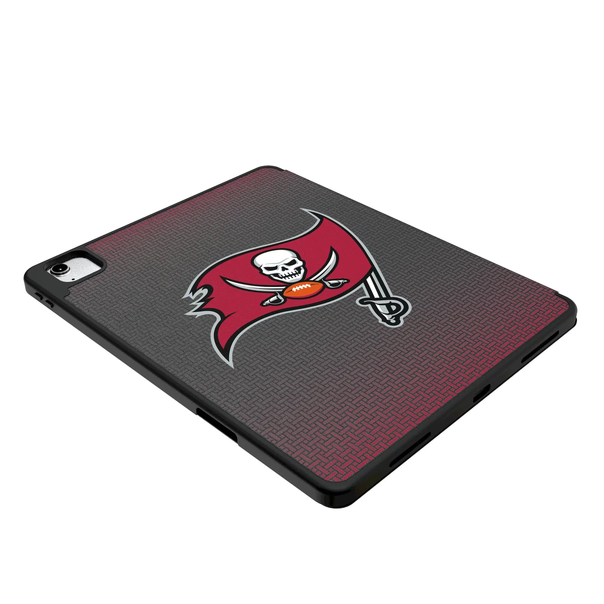 Tampa Bay Buccaneers Personalized Linen iPad Tablet Case for Apple iPad - Isometric View