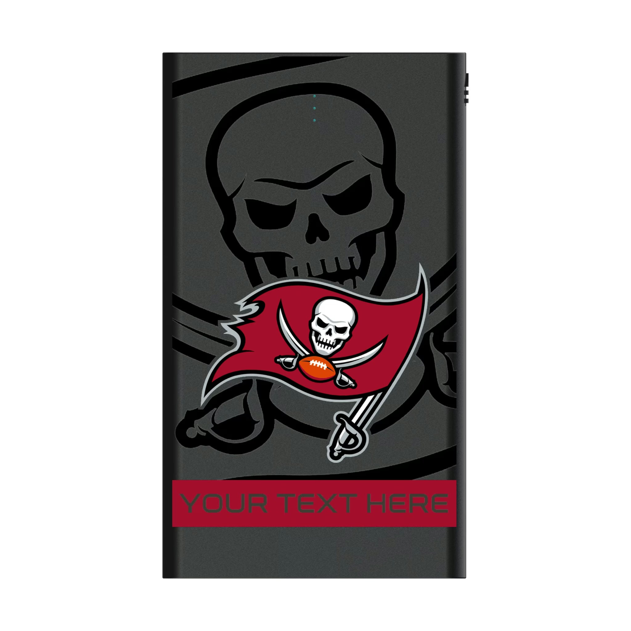 Tampa Bay Buccaneers Personalized Tilt 5000mAh Flat Powerbank