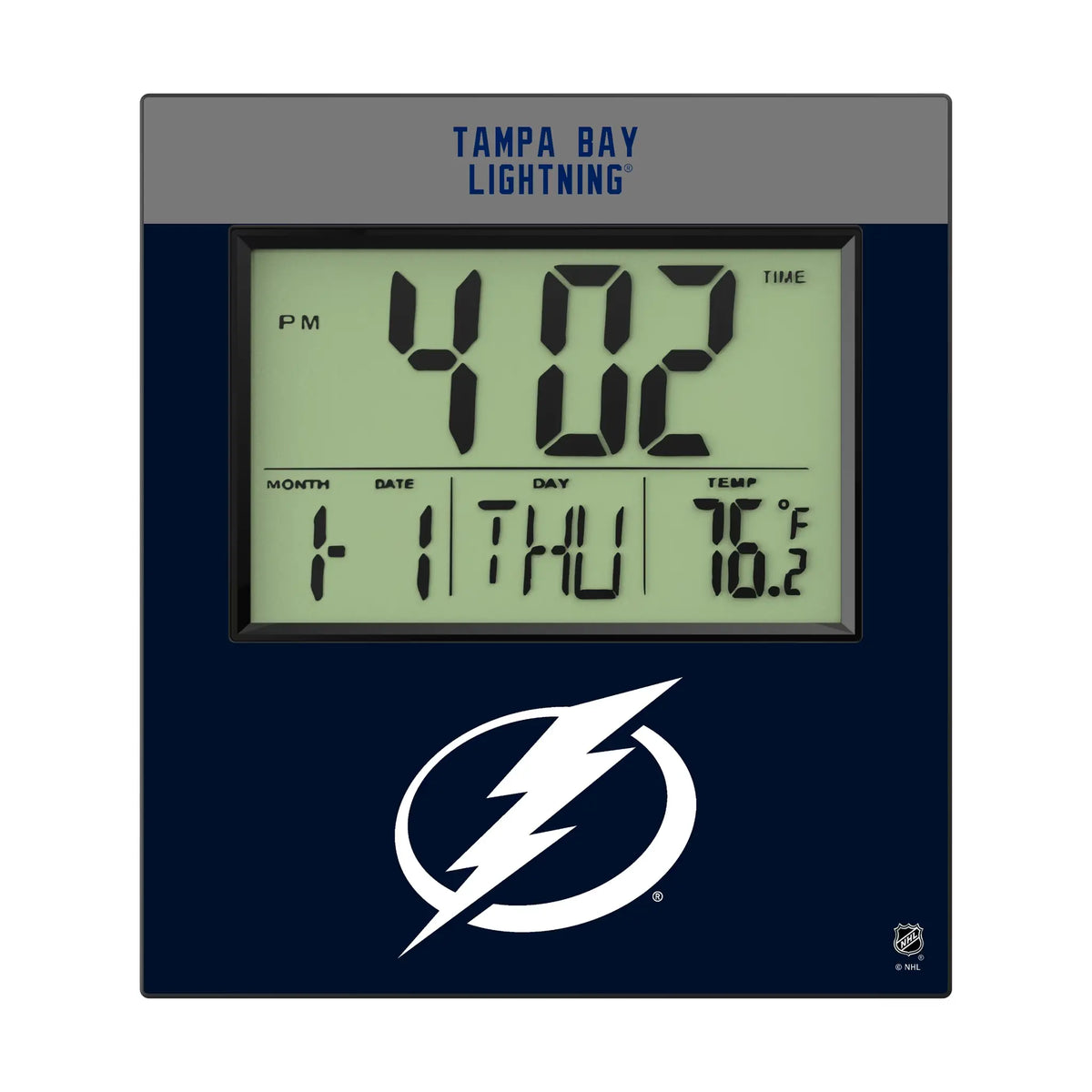 Tampa Bay Lightning Color Block Wall Clock