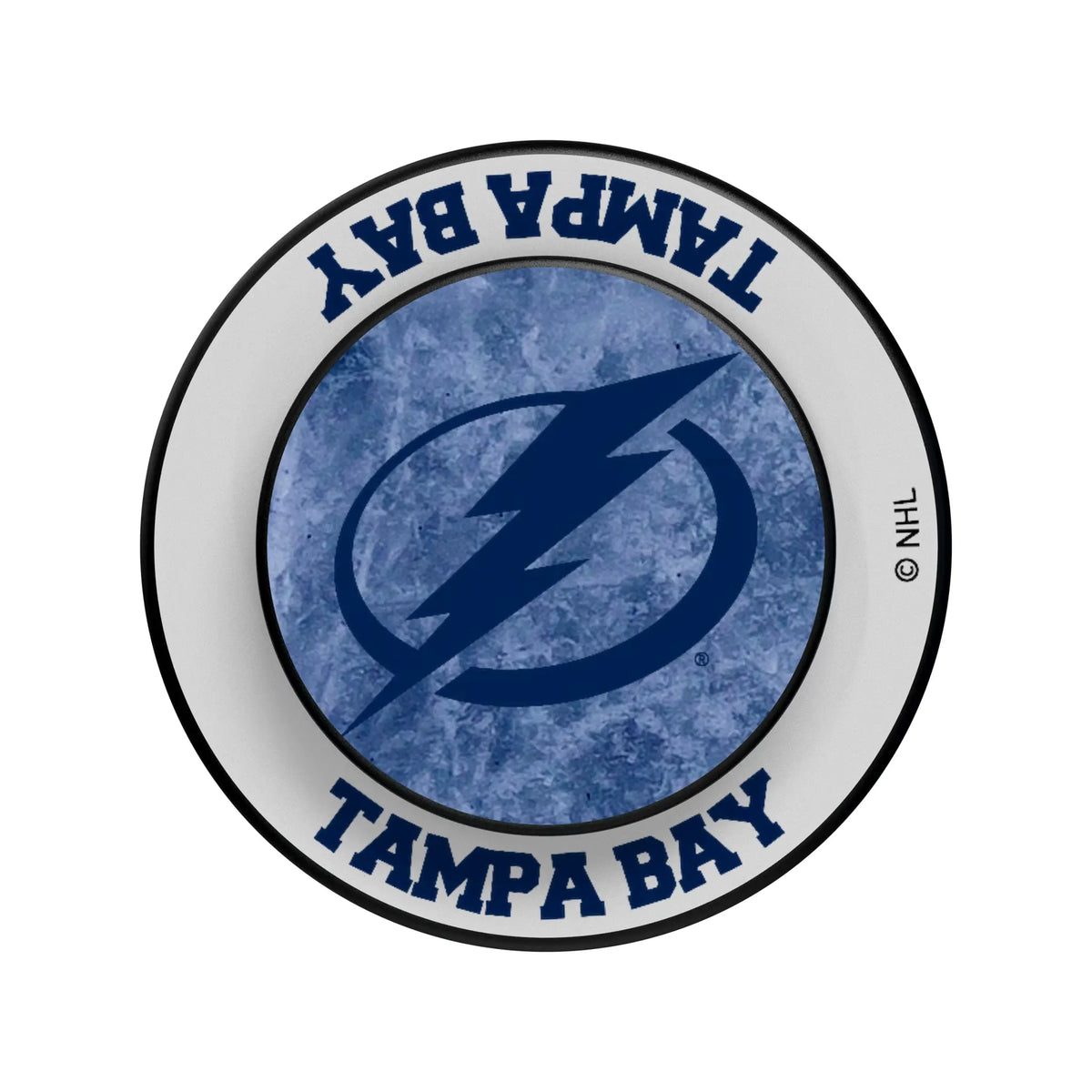 Tampa Bay Lightning Ice Wordmark Popsockets Round Magnetic
